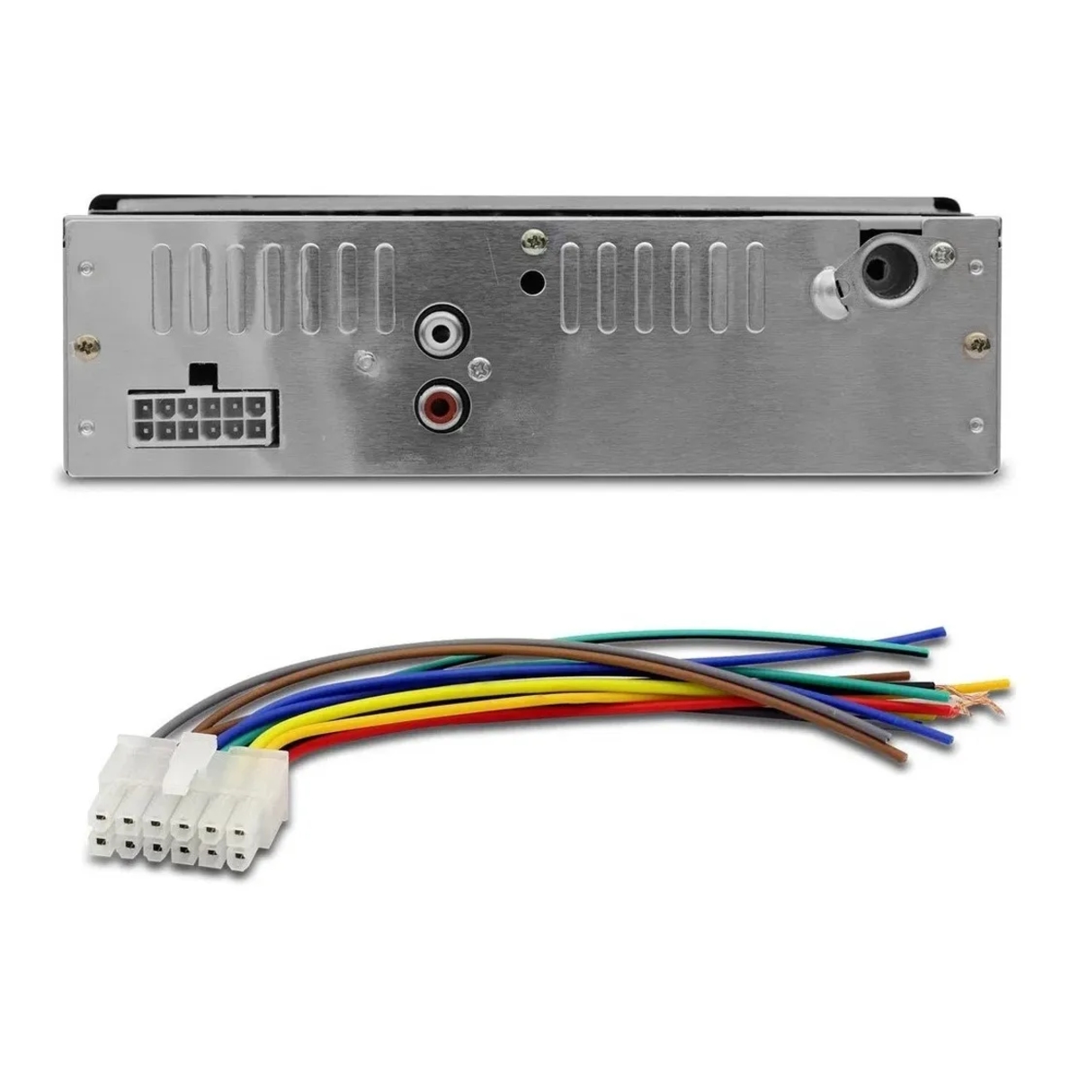 COMP Som Automotivo MP3/BT/SDCARD/FM/USB/AUX C/ Controle FirstOption + Brinde Antena Interna Stetsom