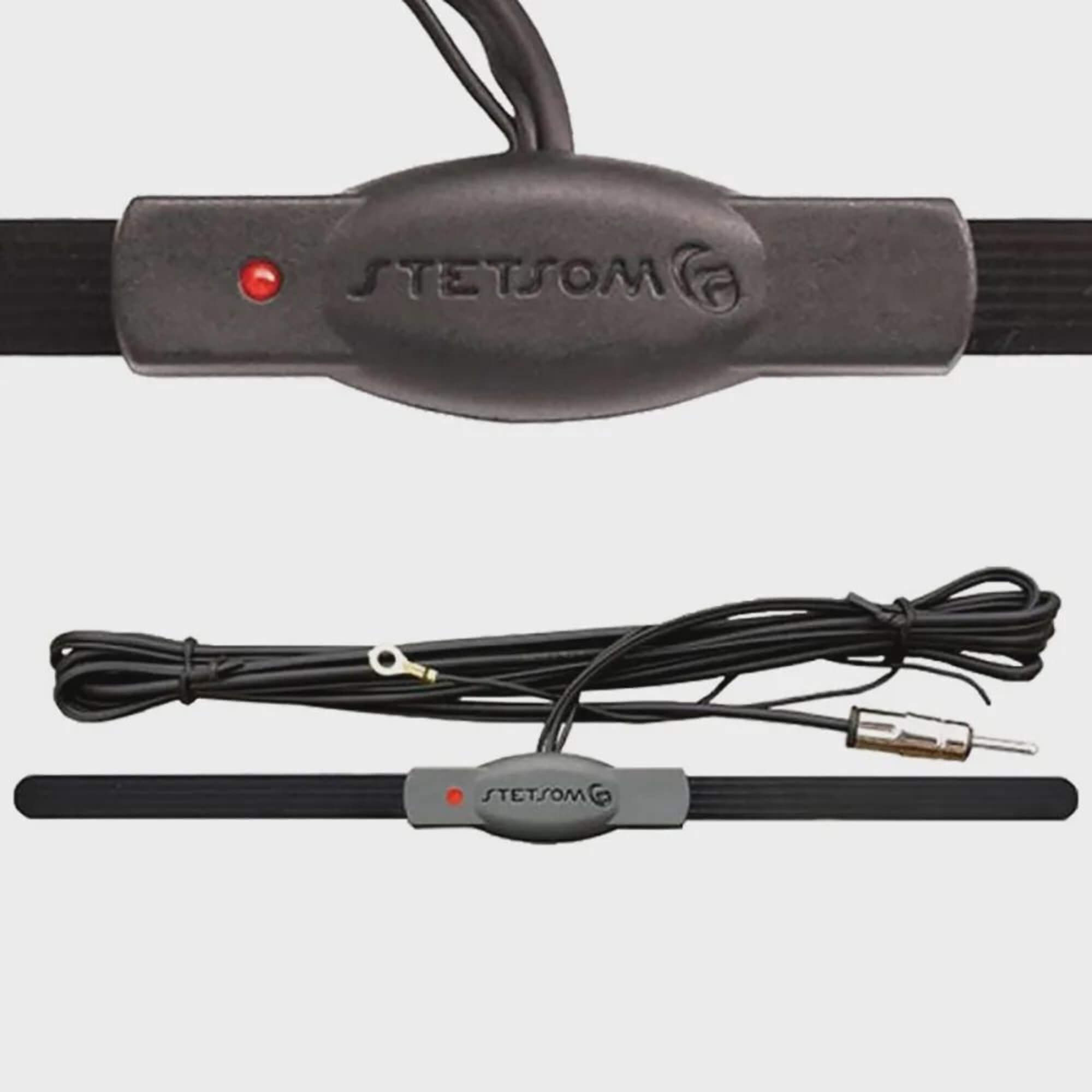 COMP Som Automotivo MP3/BT/SDCARD/FM/USB/AUX C/ Controle FirstOption + Brinde Antena Interna Stetsom