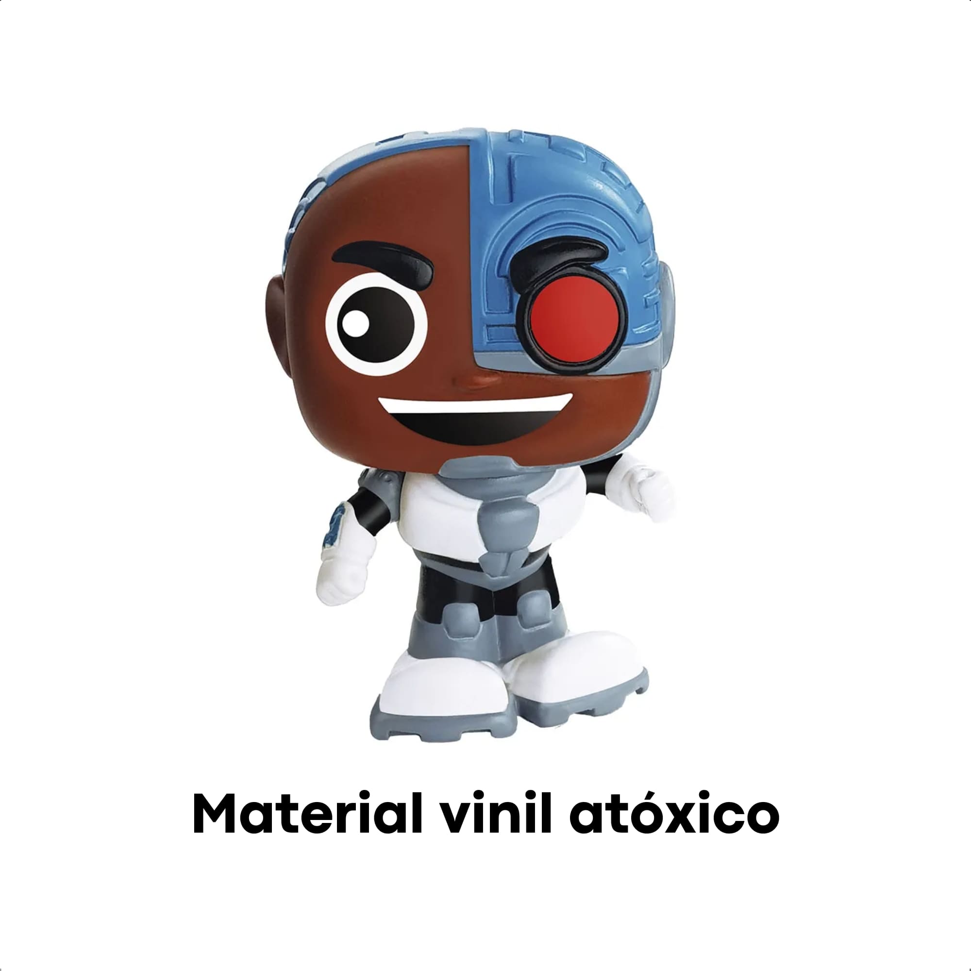 VAR Coleção Jovens Titãs 1x Boneco Fandom Box - Líder Personagem:Cyborg