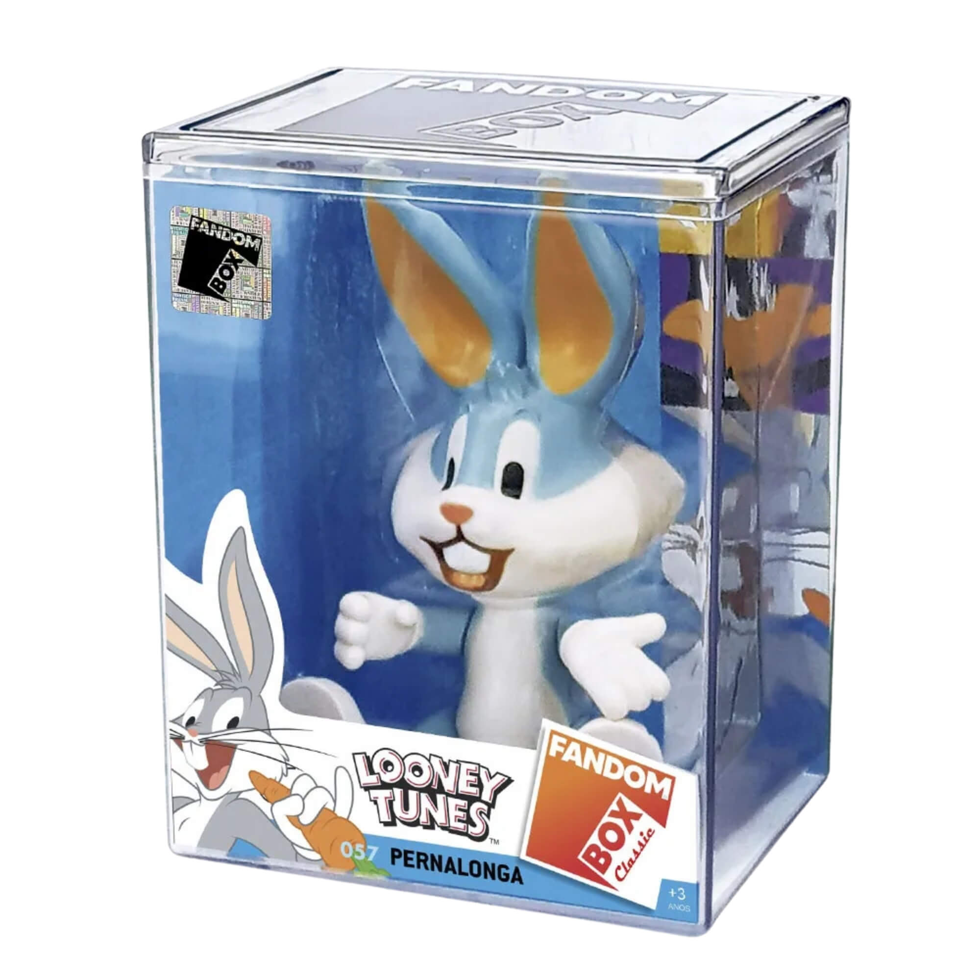 Coleção Looney Tunes 1x Boneco Fandom Box - Líder Personagem:Pernalonga