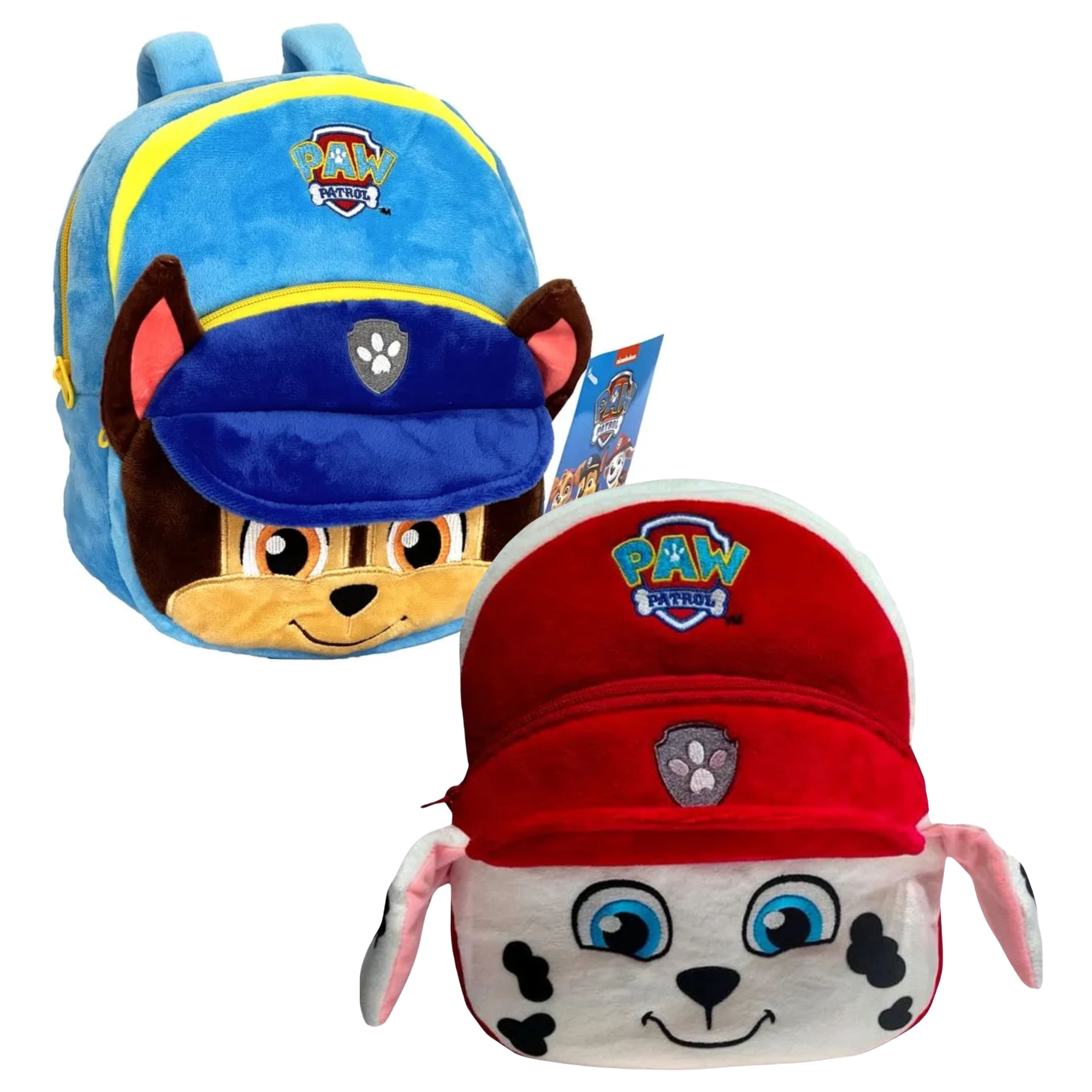 VAR Patrulha Canina 1x Mochila Infantil Pelúcia - Candide
