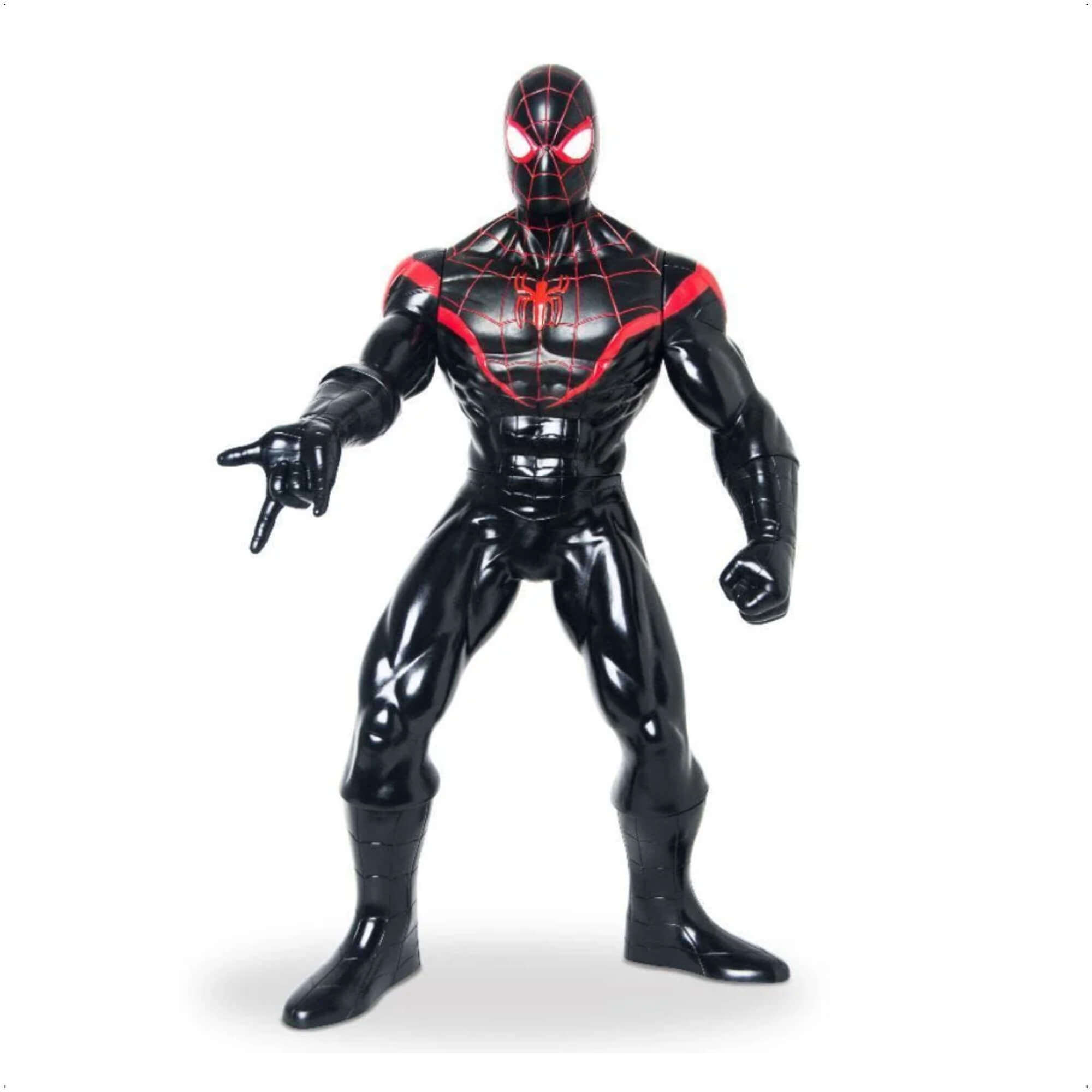 VAR Boneco Articulado Marvel Vingadores 45 cm - Mimo Toys Personagem:Homem Aranha (Miles Morales)