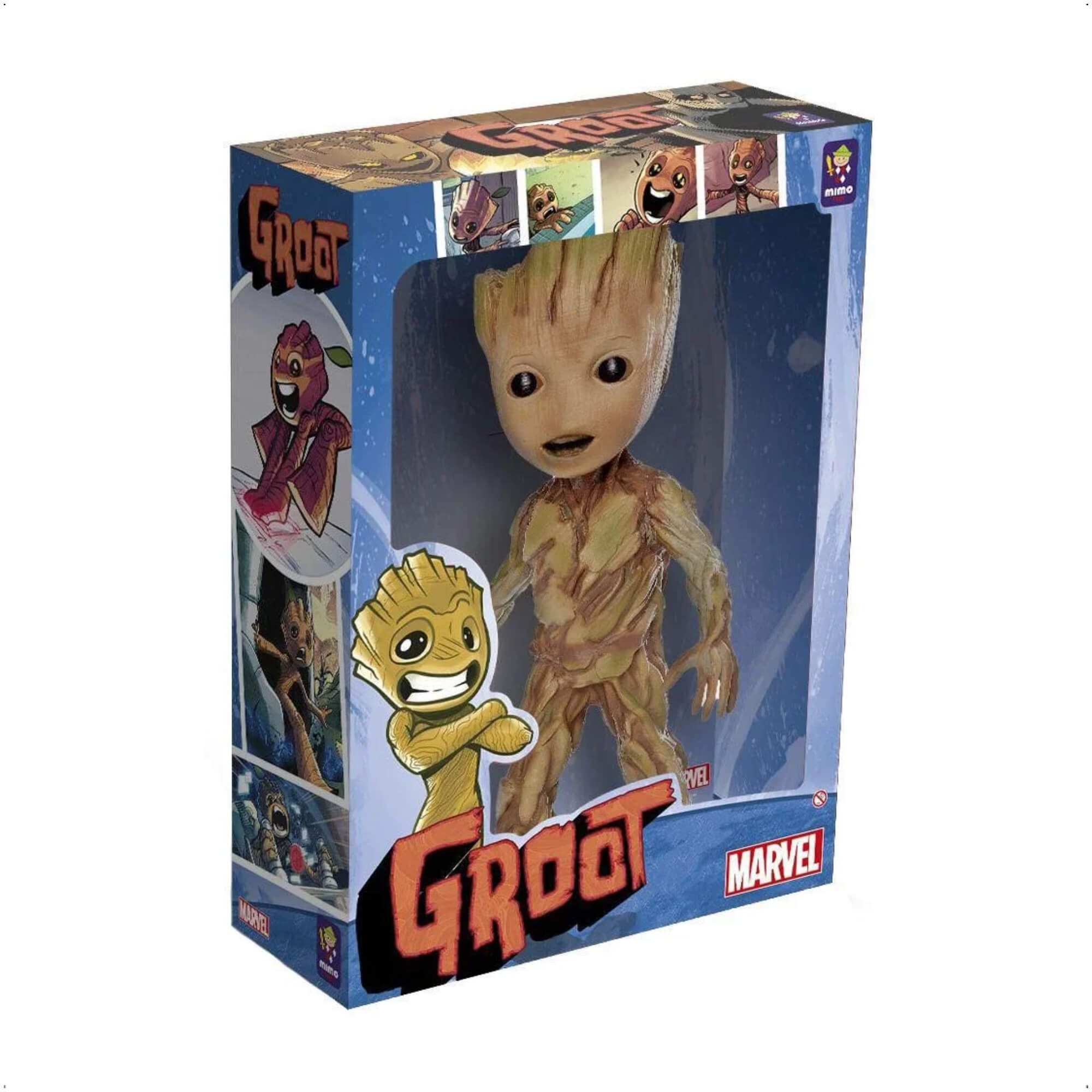 VAR Boneco Articulado Marvel Vingadores 45 cm - Mimo Toys Personagem:Groot