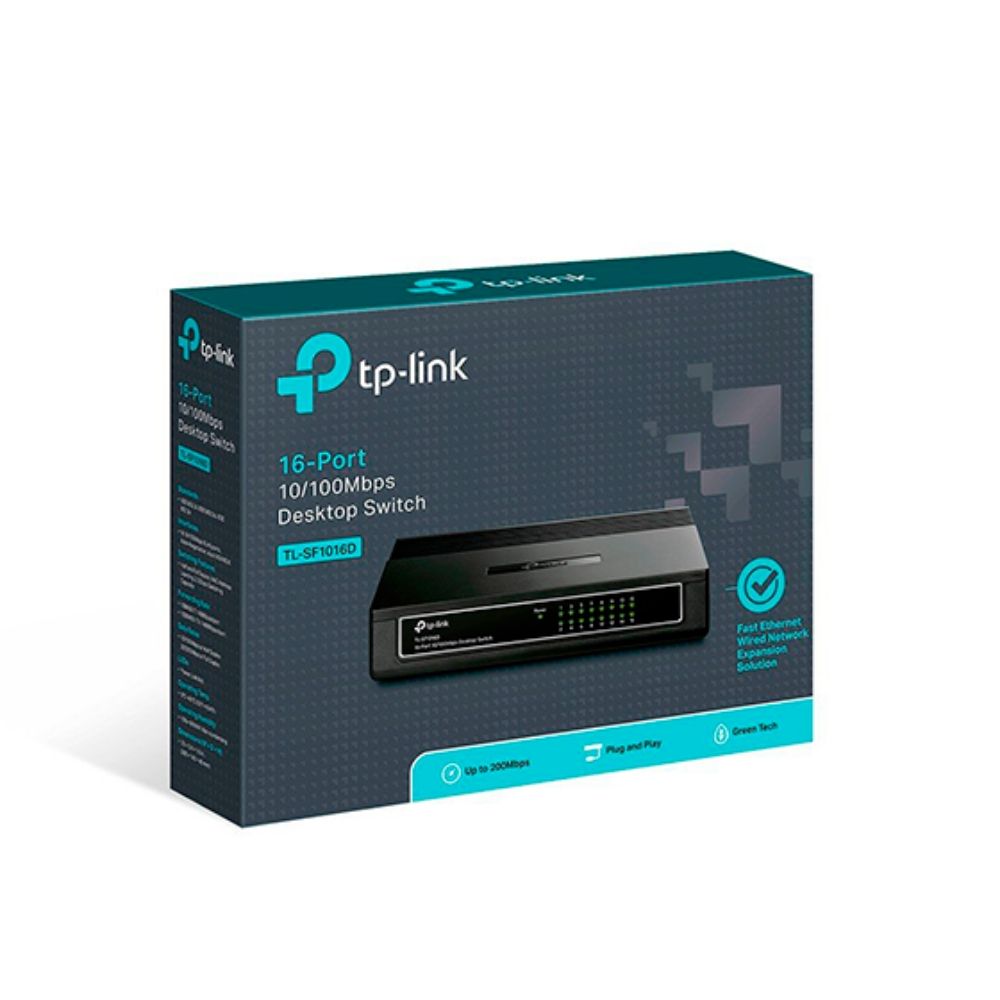 Switch 16 portas 10/100/1000 -TL-SG1016D - TP-Link
