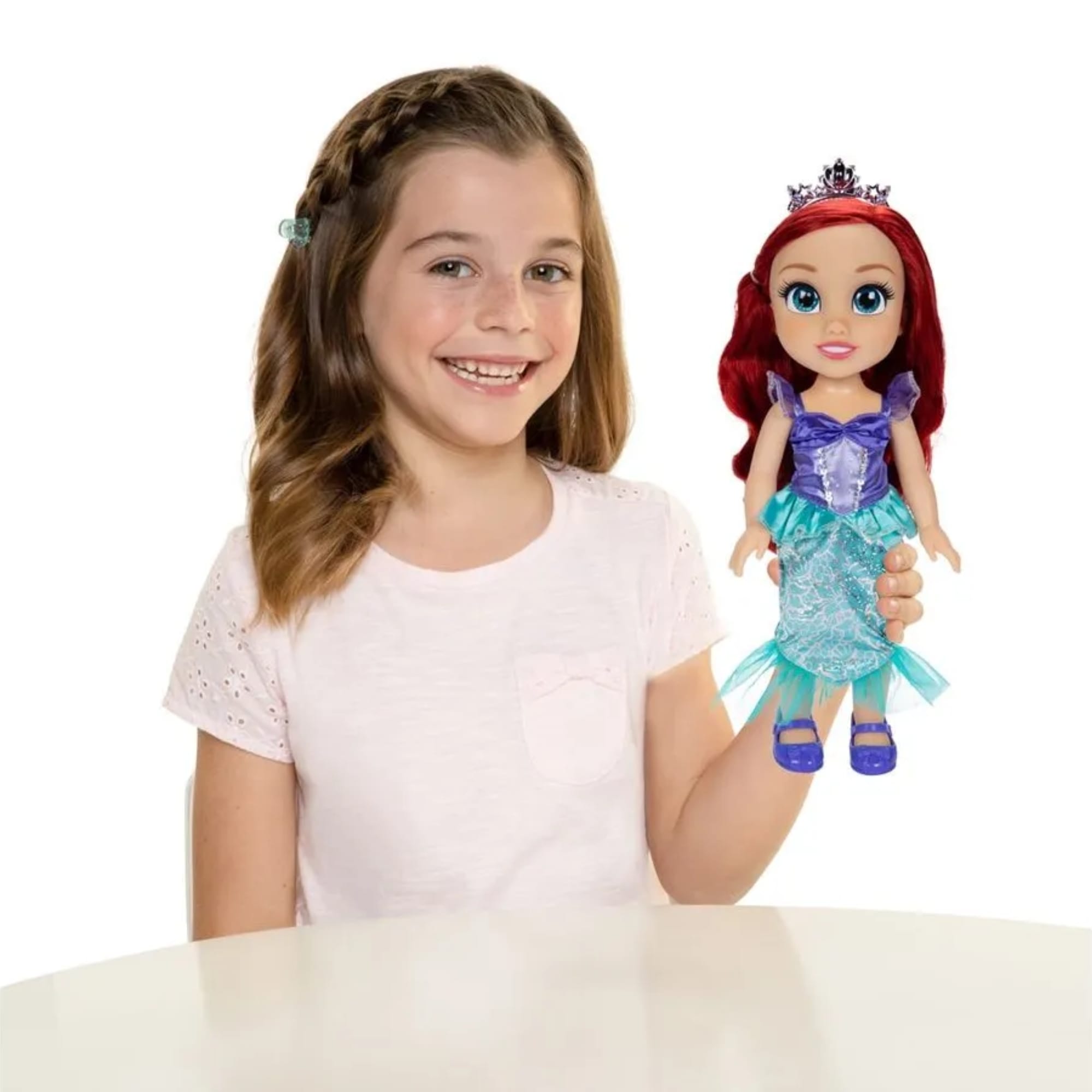 VAR Princesas Disney 1x Boneca Articulada 38cm - Multikids Ariel