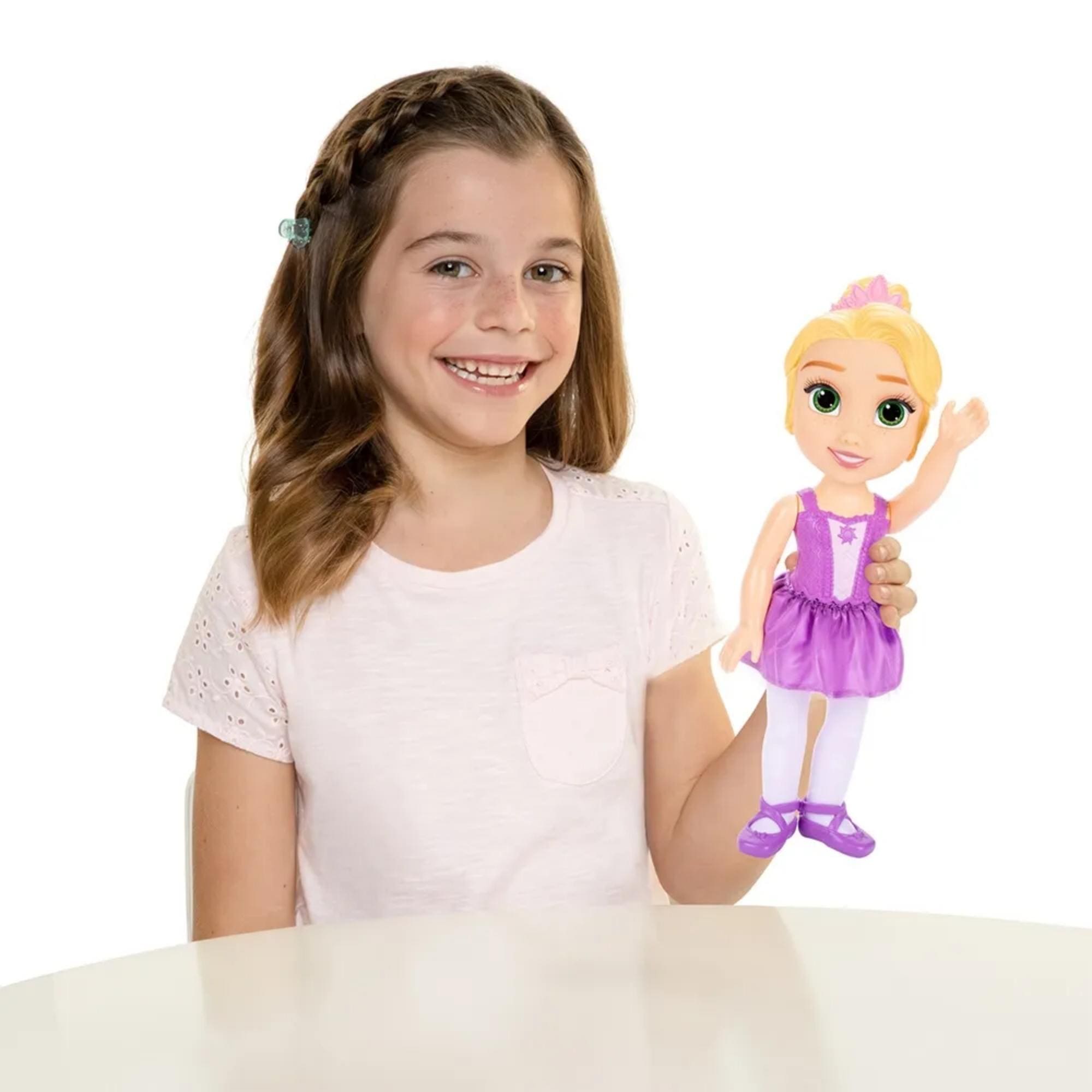 VAR Princesas da Disney 1x Boneca Bailarina Articulada - MultiKids Princesa:Rapunzel