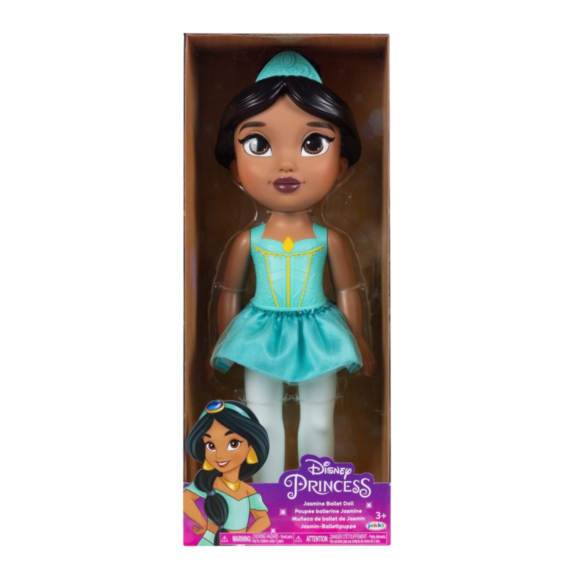 VAR Princesas da Disney 1x Boneca Bailarina Articulada - MultiKids Princesa:Jasmine