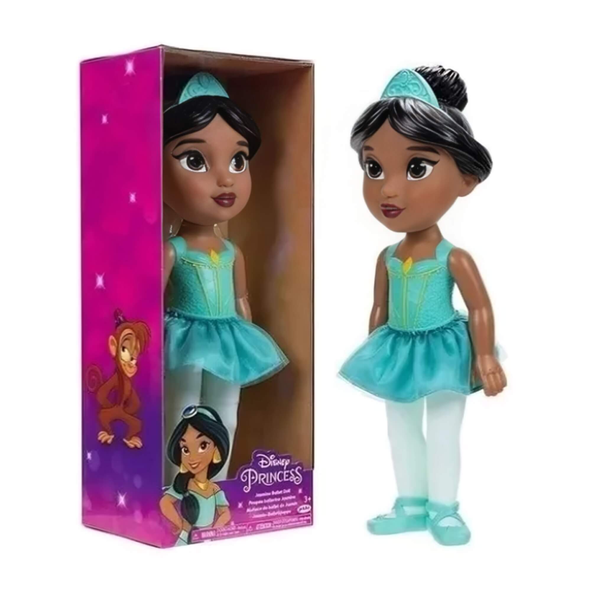 VAR Princesas da Disney 1x Boneca Bailarina Articulada - MultiKids Princesa:Jasmine