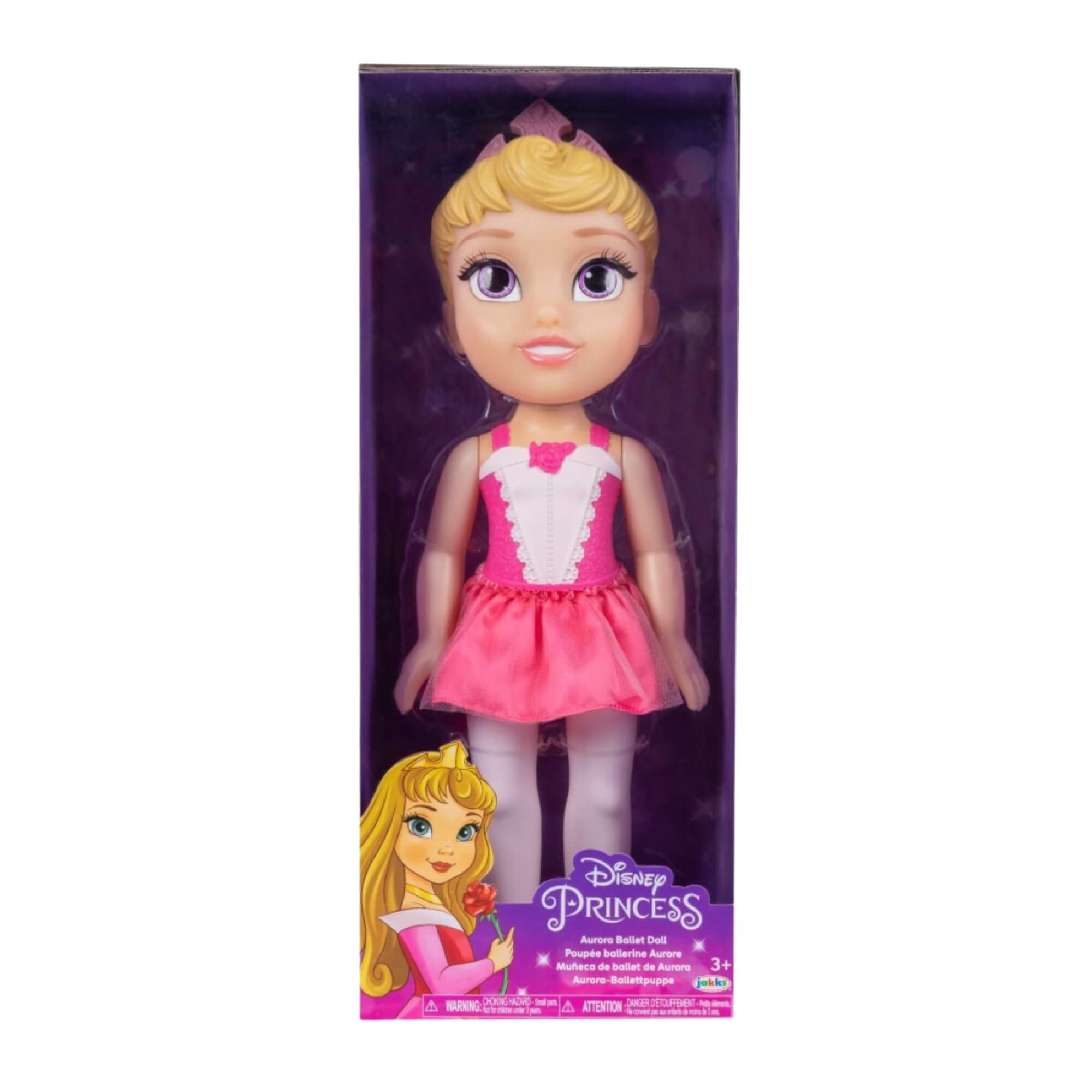 VAR Princesas da Disney 1x Boneca Bailarina Articulada - MultiKids Princesa:Aurora