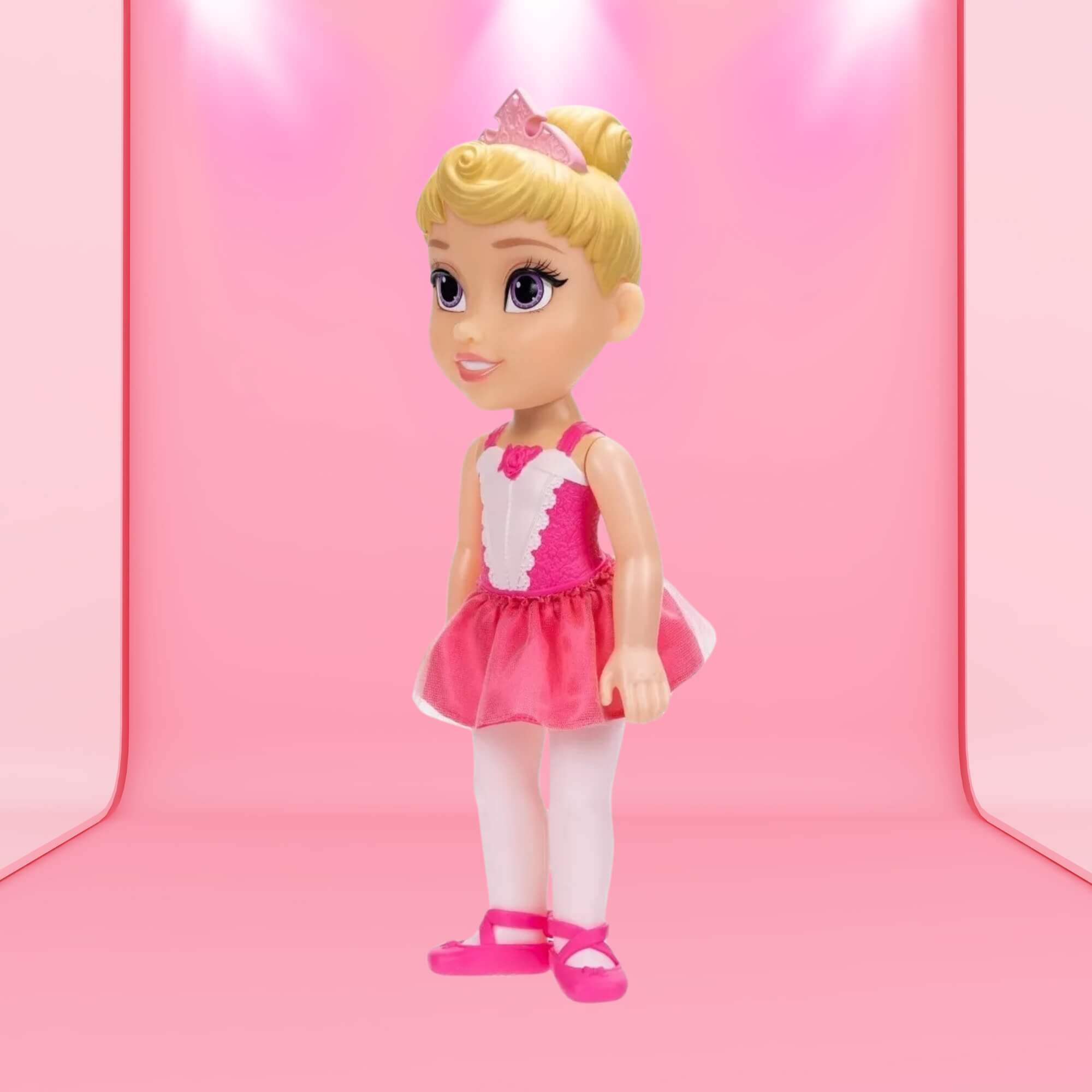 VAR Princesas da Disney 1x Boneca Bailarina Articulada - MultiKids Princesa:Aurora