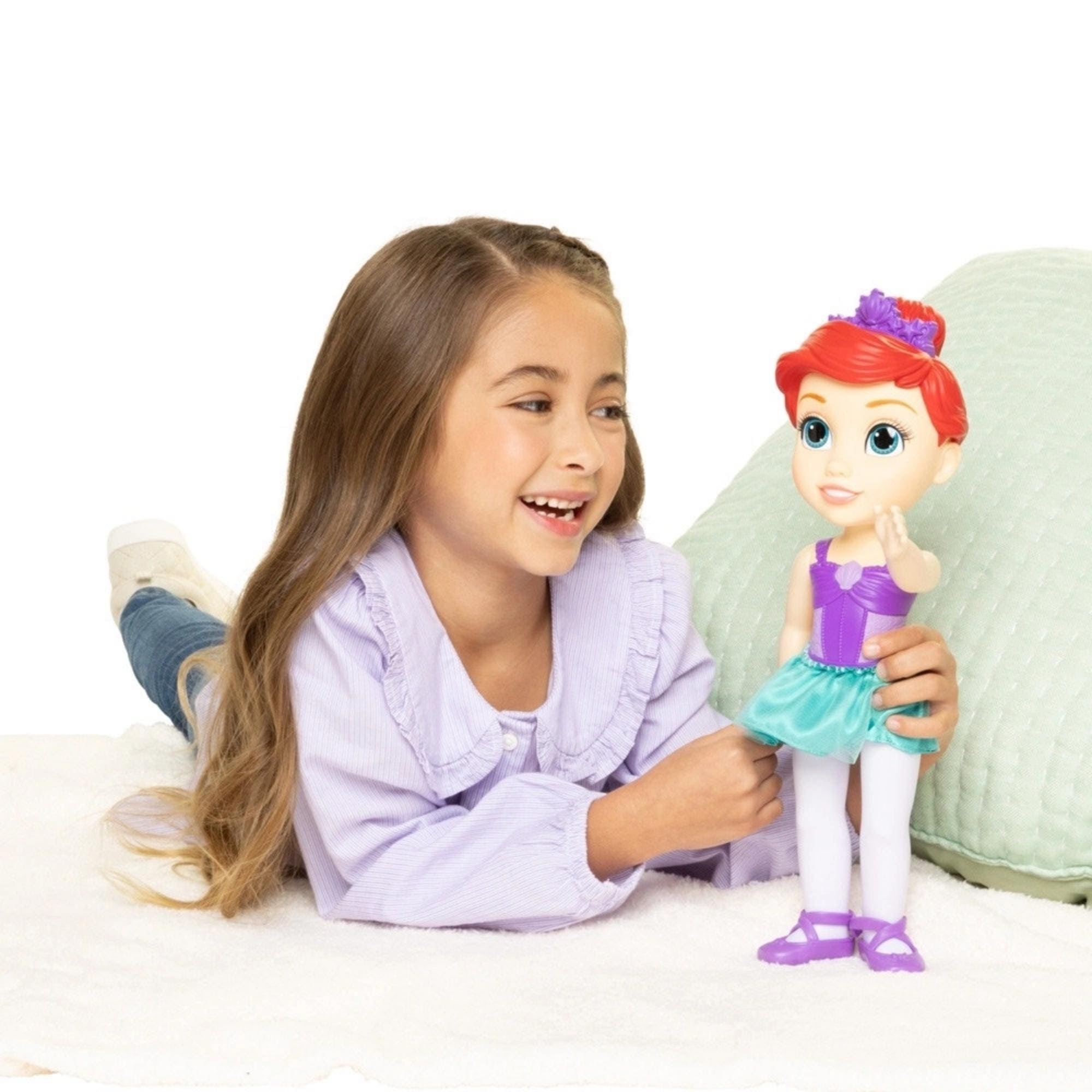 VAR Princesas da Disney 1x Boneca Bailarina Articulada - MultiKids Princesa:Ariel