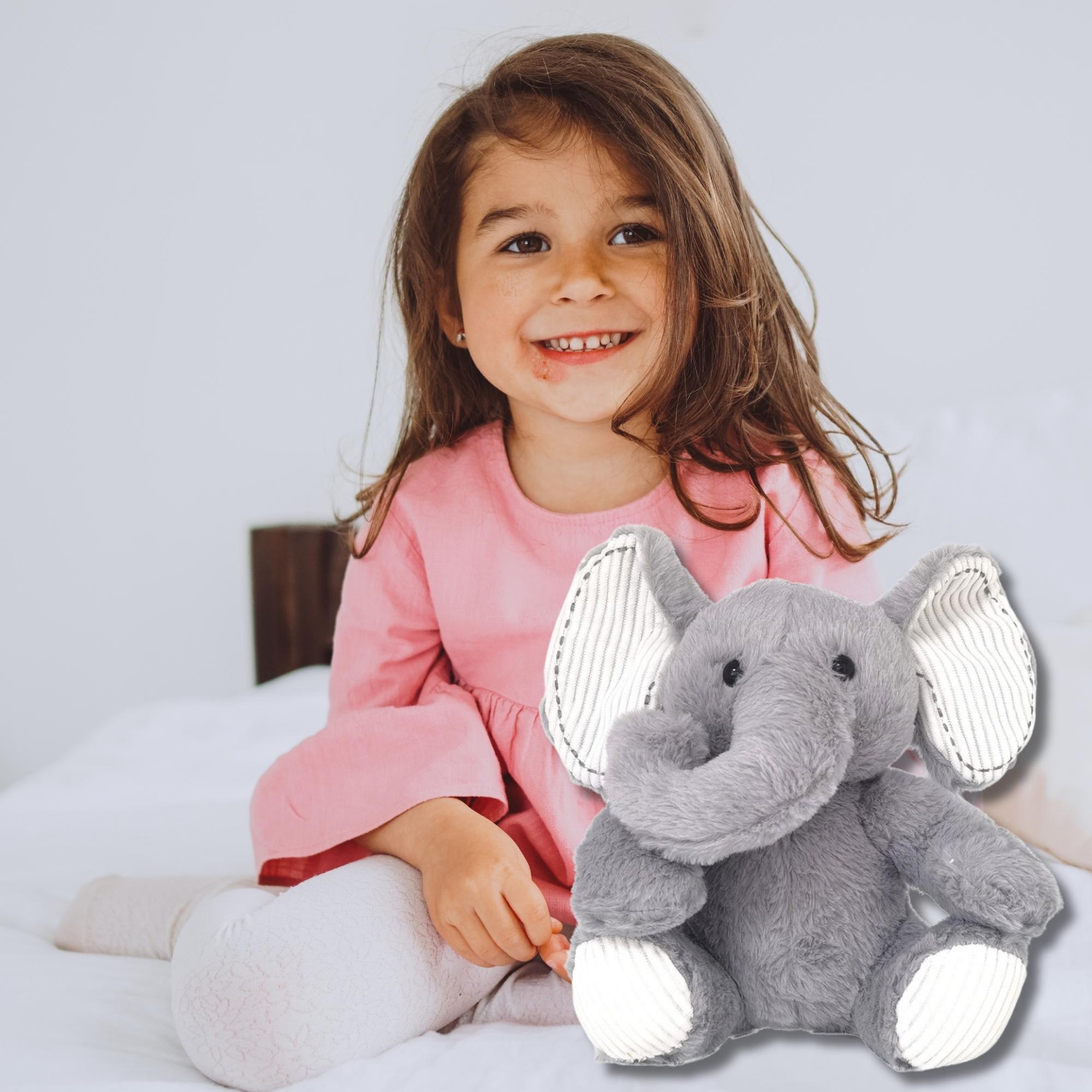 VAR Pelúcia 23cm Primeira Infância 1x Unidade - MultiKids Pelúcia:Elefante