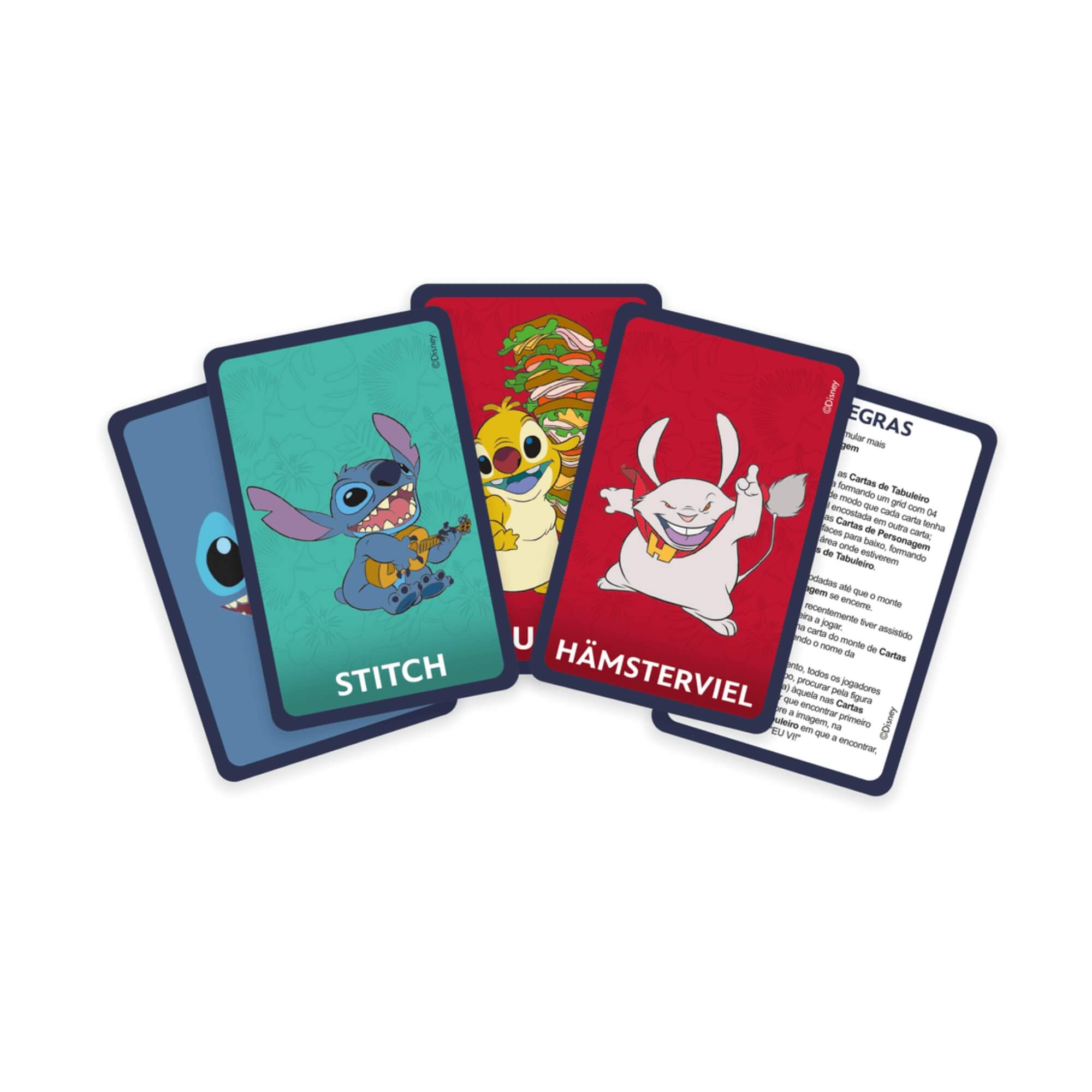 VAR Jogo de Cartas 1x Eu Vi! - Copag Modelo:Stitch