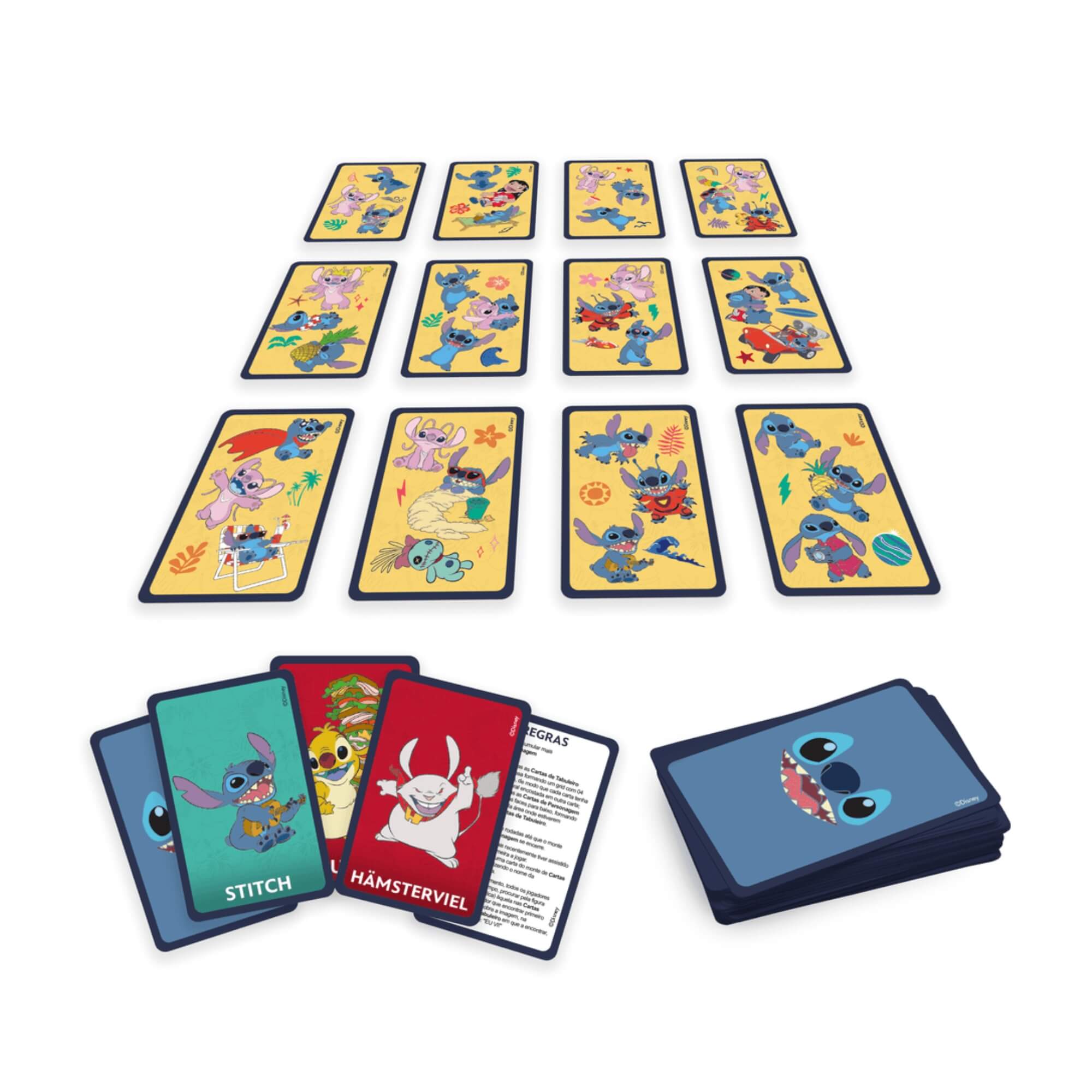 VAR Jogo de Cartas 1x Eu Vi! - Copag Modelo:Stitch