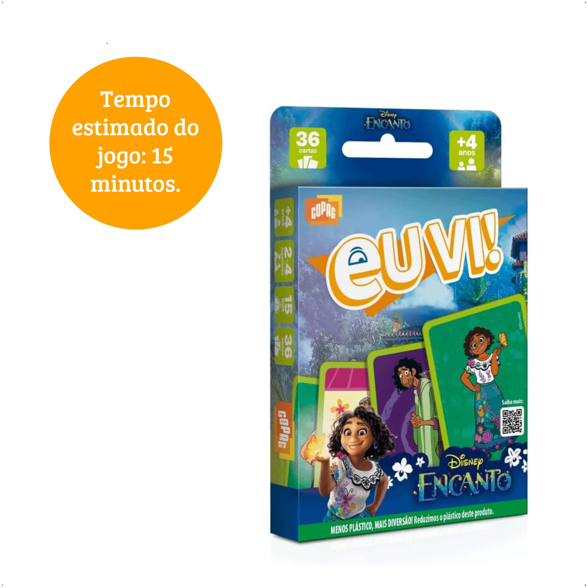 VAR Jogo de Cartas 1x Eu Vi! - Copag Modelo:Encanto
