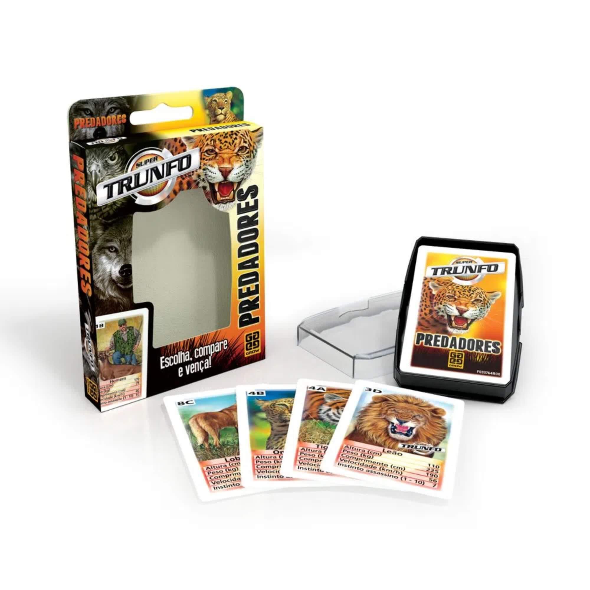 VAR Super Trunfo 1x Jogo de Cartas - Grow Tema:Predadores