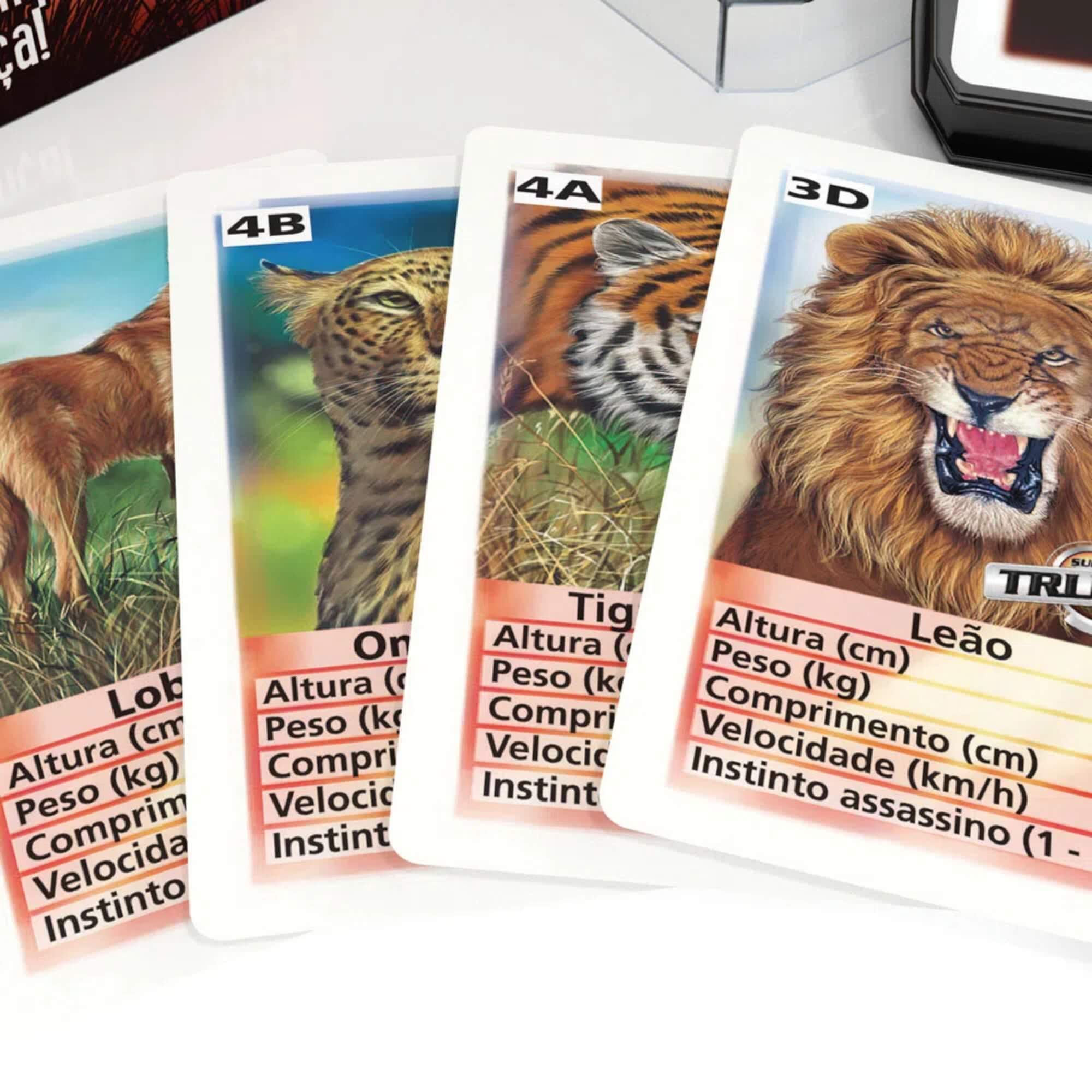 VAR Super Trunfo 1x Jogo de Cartas - Grow Tema:Predadores
