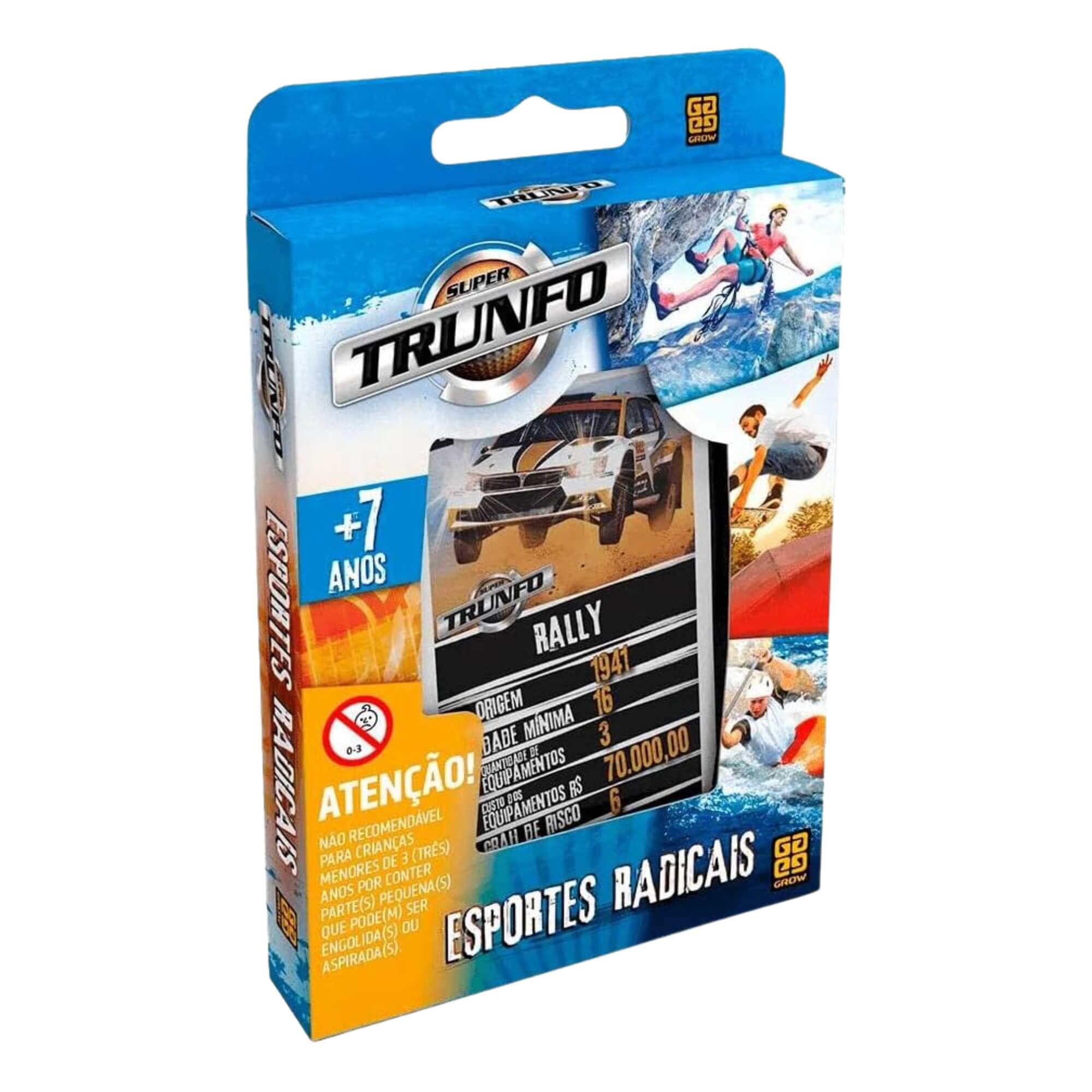 VAR Super Trunfo 1x Jogo de Cartas - Grow Tema:Esportes Radicais