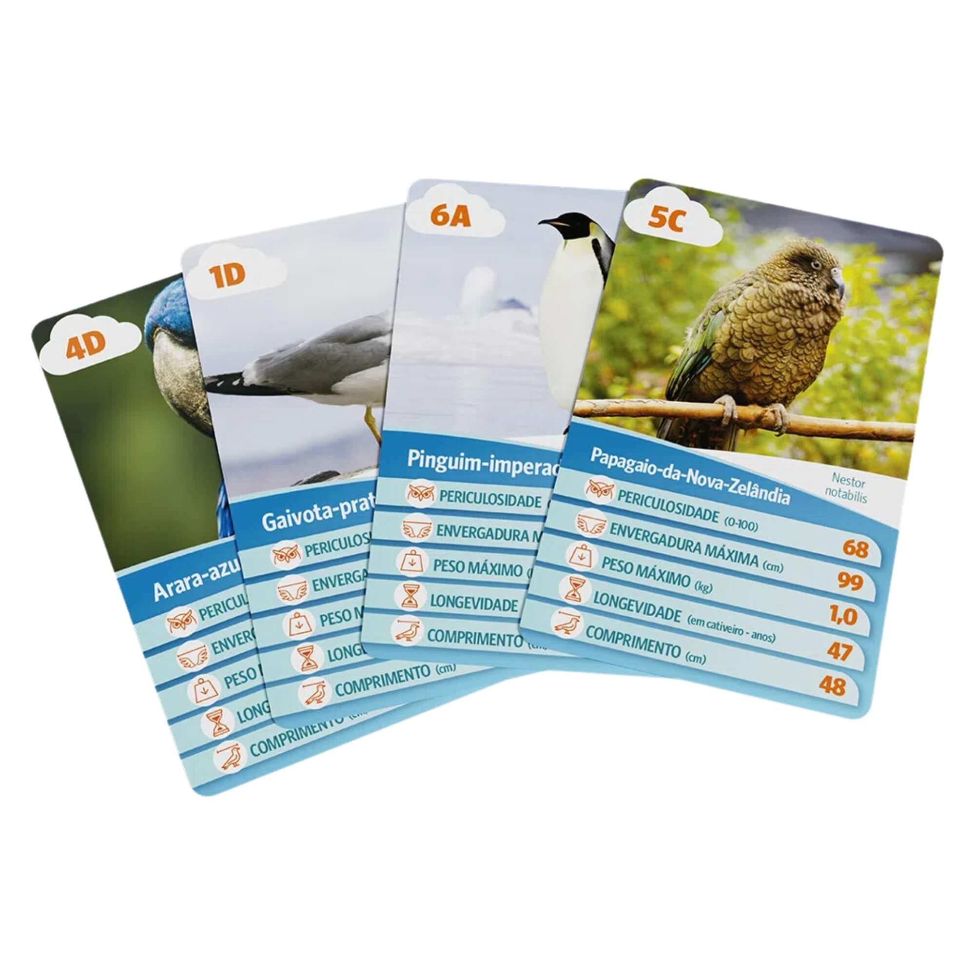 VAR Super Trunfo 1x Jogo de Cartas - Grow Tema:Aves