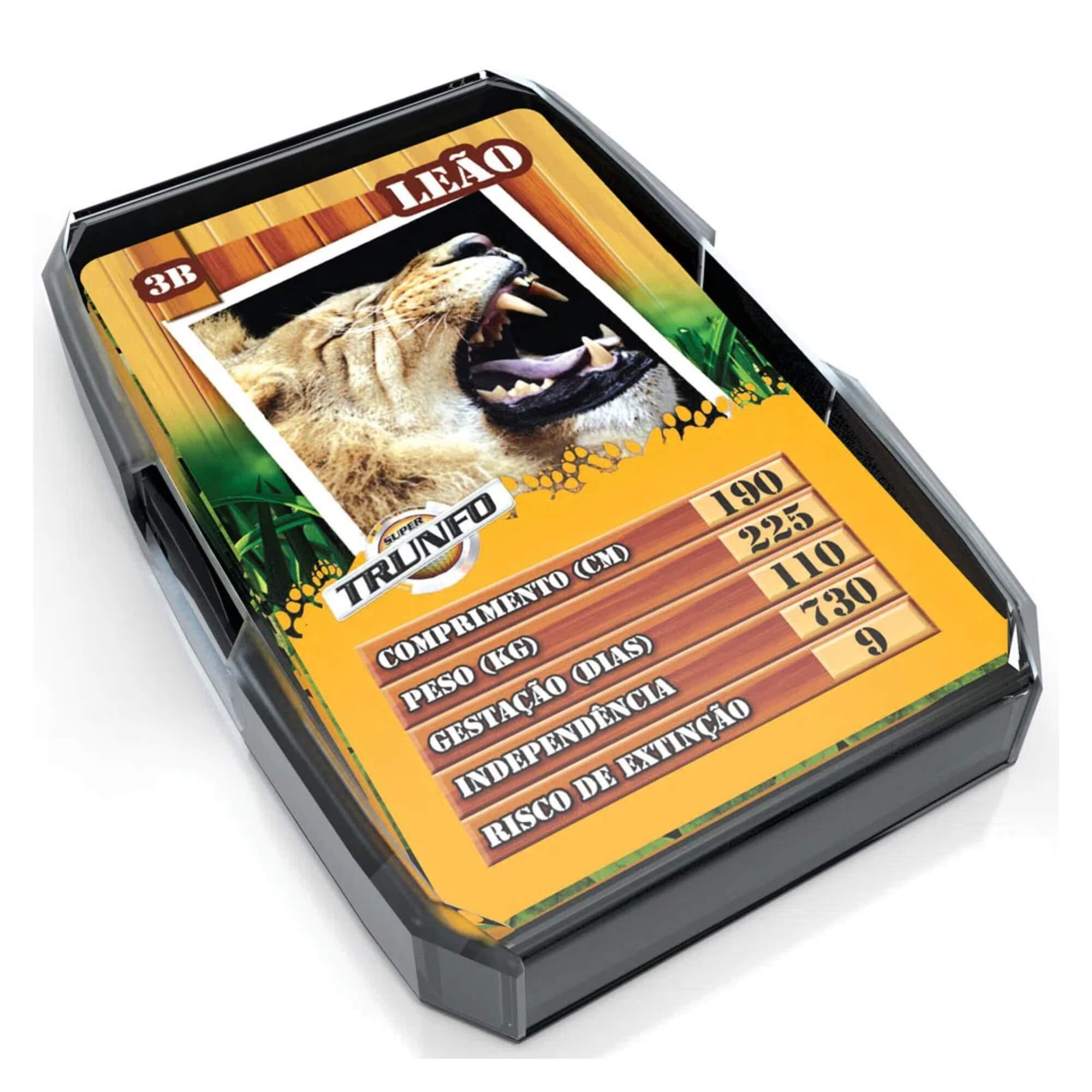 VAR Super Trunfo 1x Jogo de Cartas - Grow Tema:Animais Selvagens