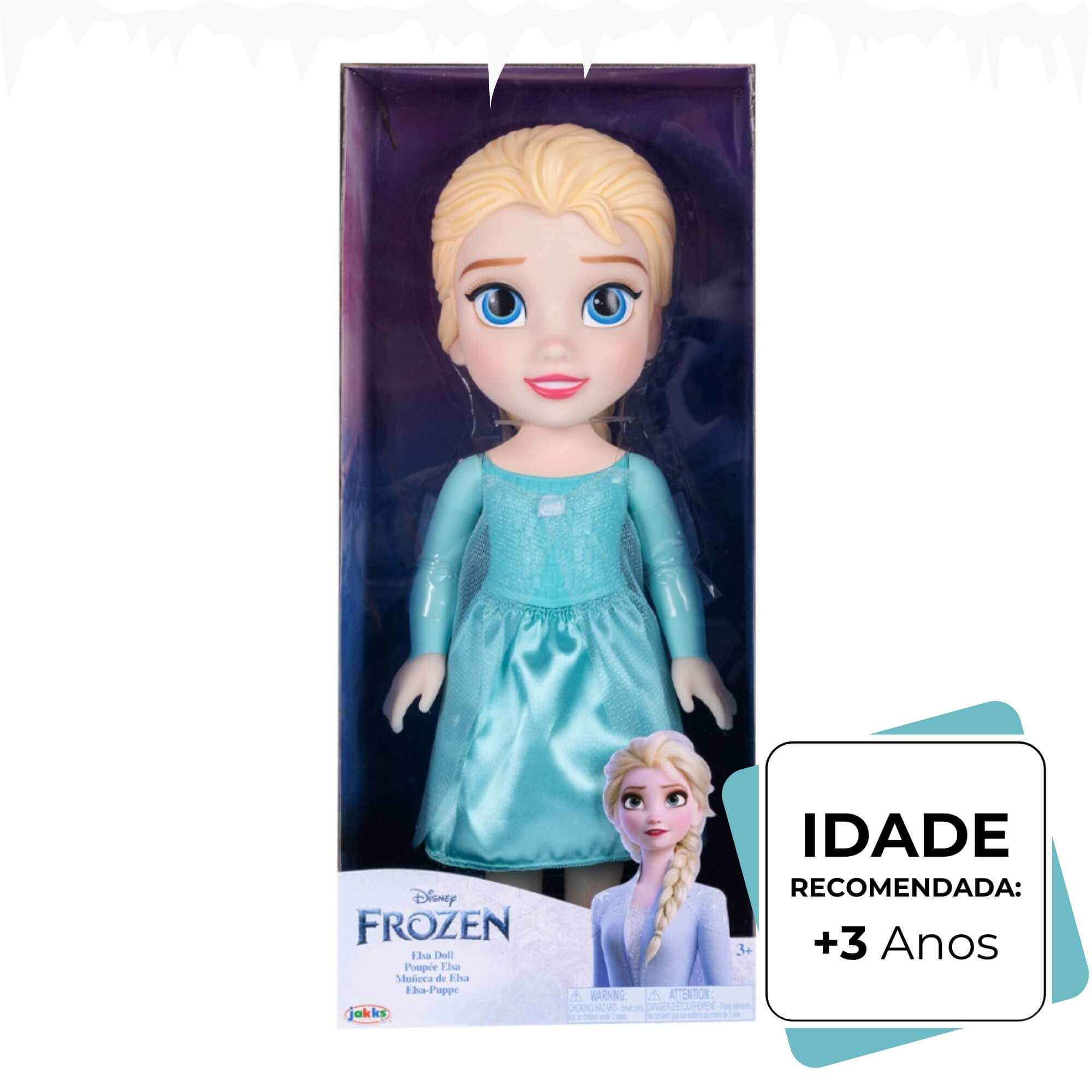 Boneca Bailarina Frozen Elsa 38cm Multikids - BR2208