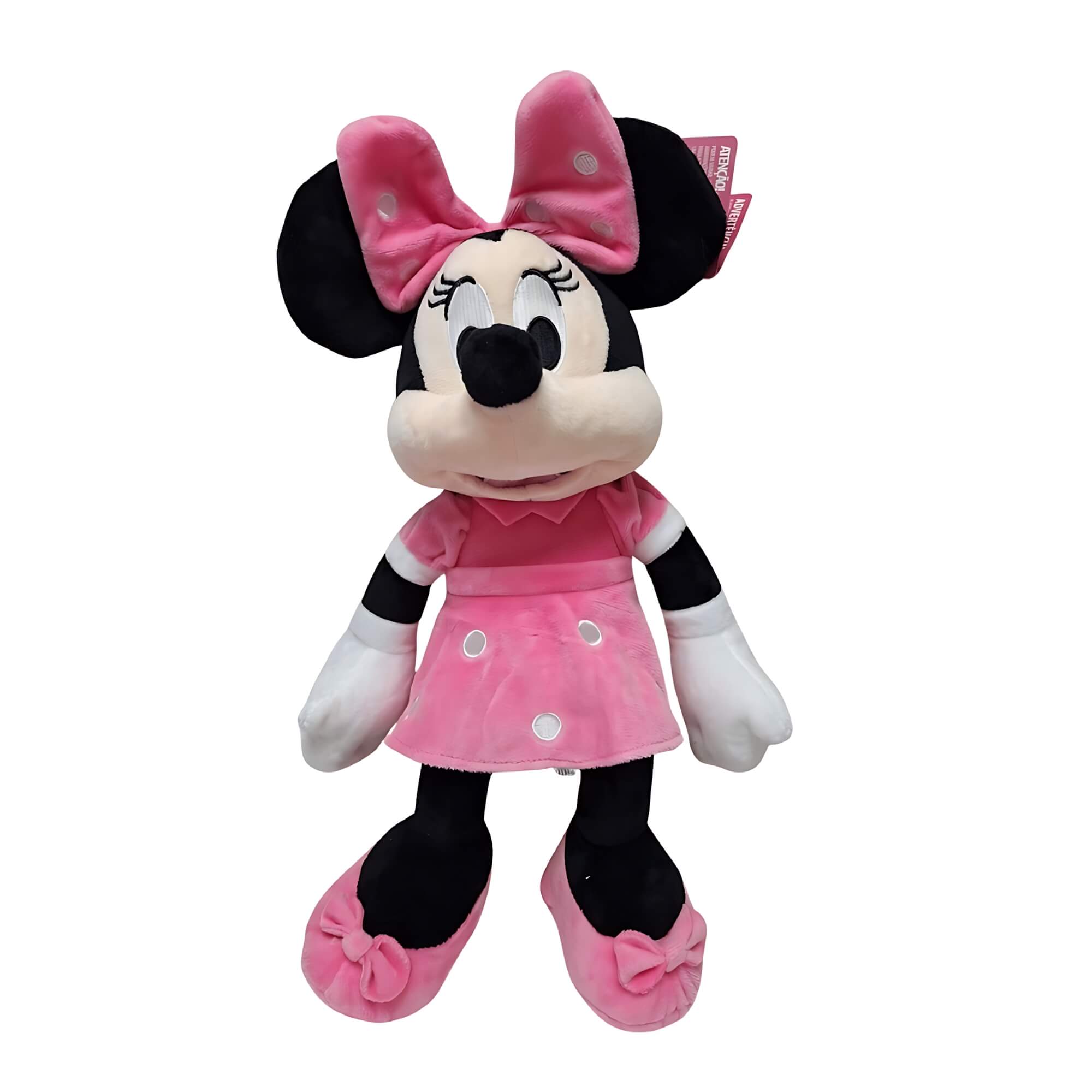 Pelúcia Minnie Mouse 40cm com Som e Luz Multikids - BR1512