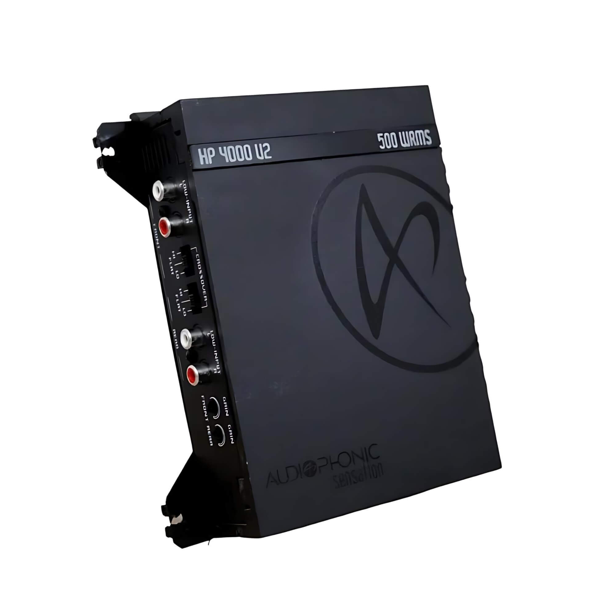 Amplificador 4 Canais 500W RMS: 4X 125W RMS Audiophonic - HP 4000V2
