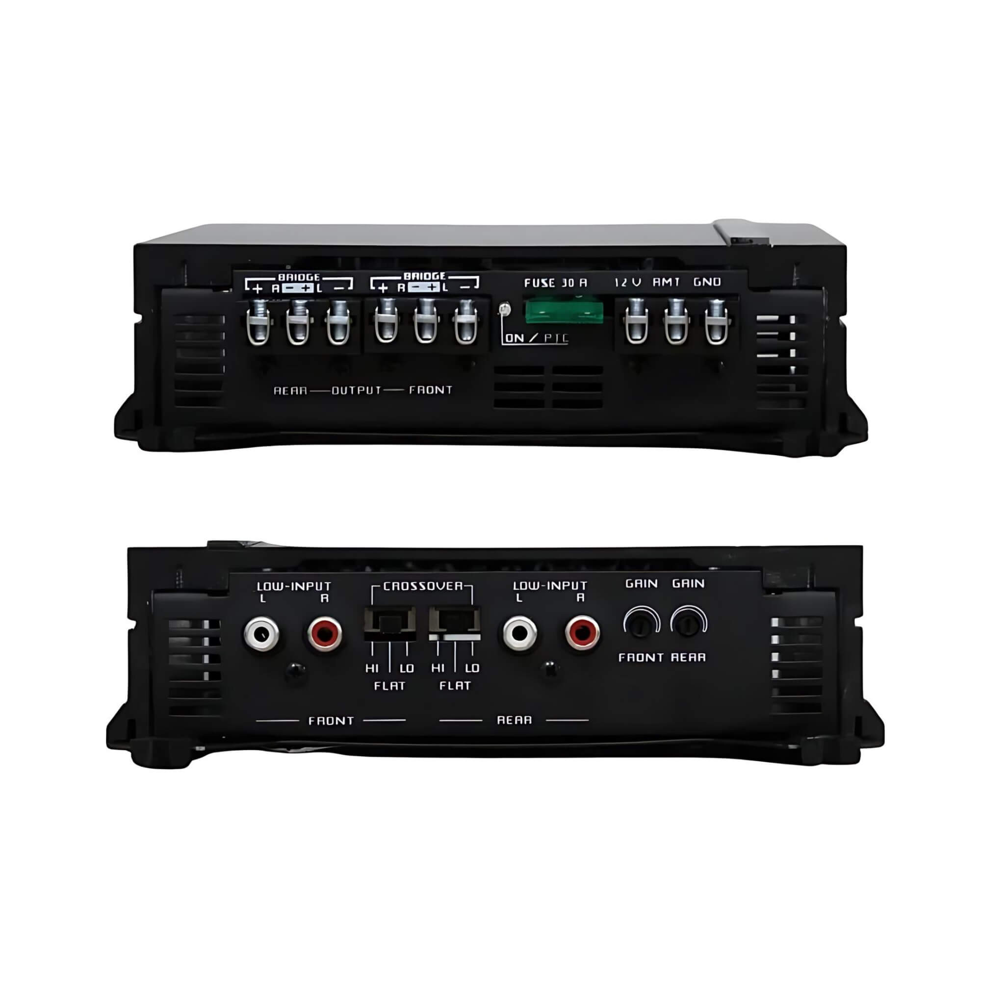 Amplificador 4 Canais 500W RMS: 4X 125W RMS Audiophonic - HP 4000V2