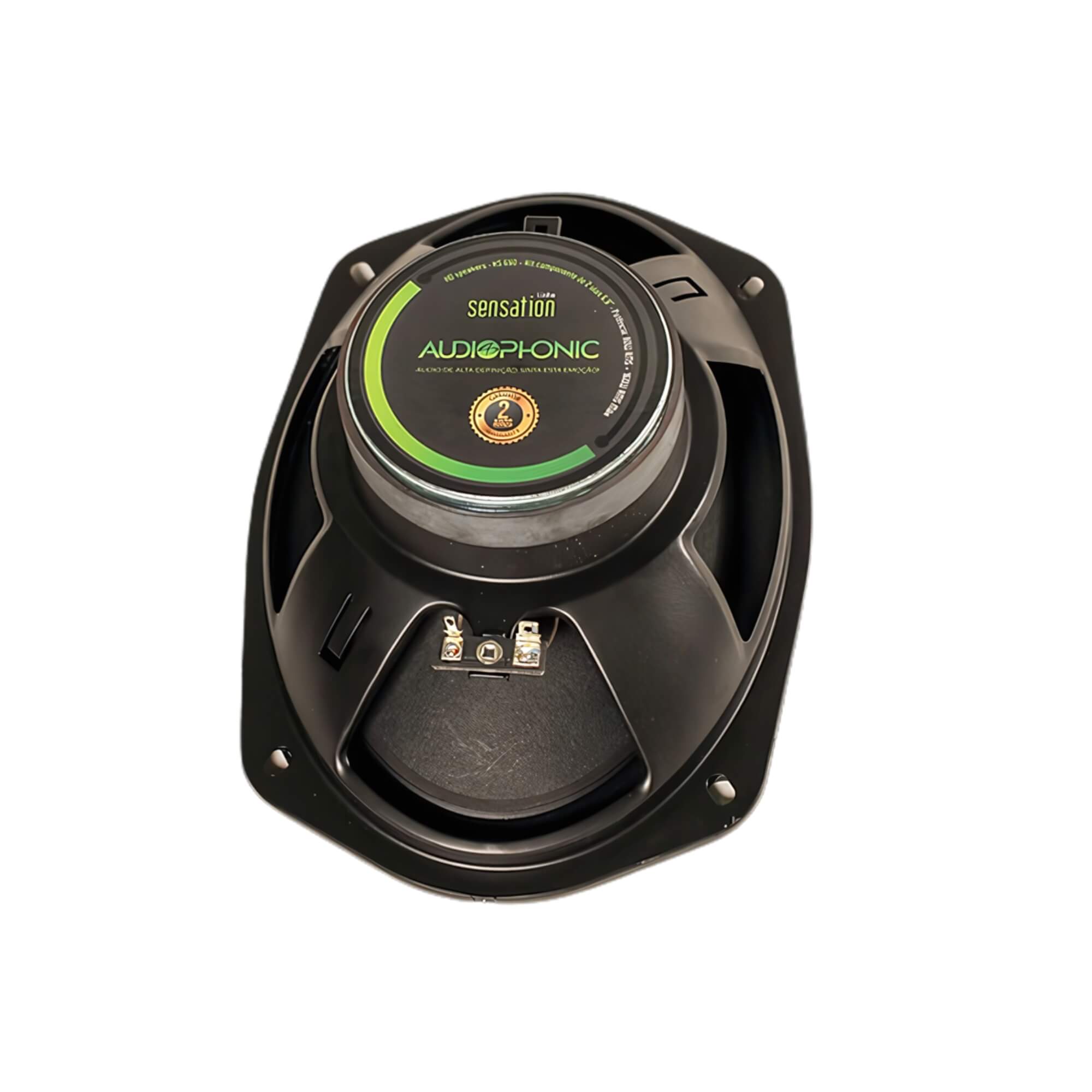 Kit Par de Alto Falantes Automotivos 2 VIAS 6x9 80W Audiophonic - KS 690
