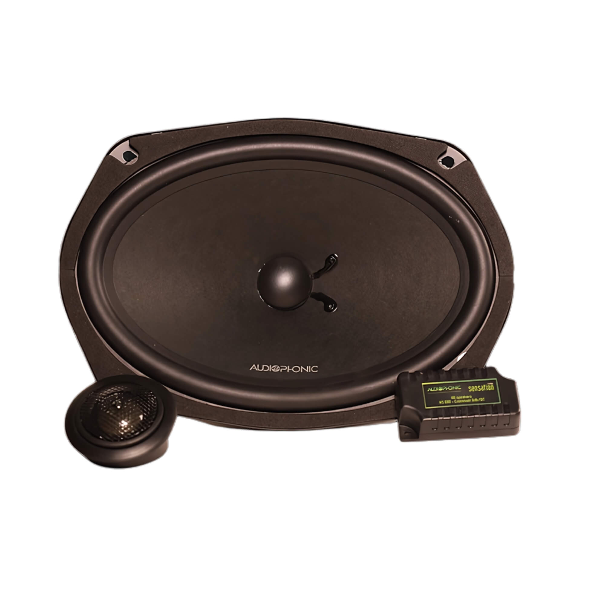 Kit Par de Alto Falantes Automotivos 2 VIAS 6x9 80W Audiophonic - KS 690