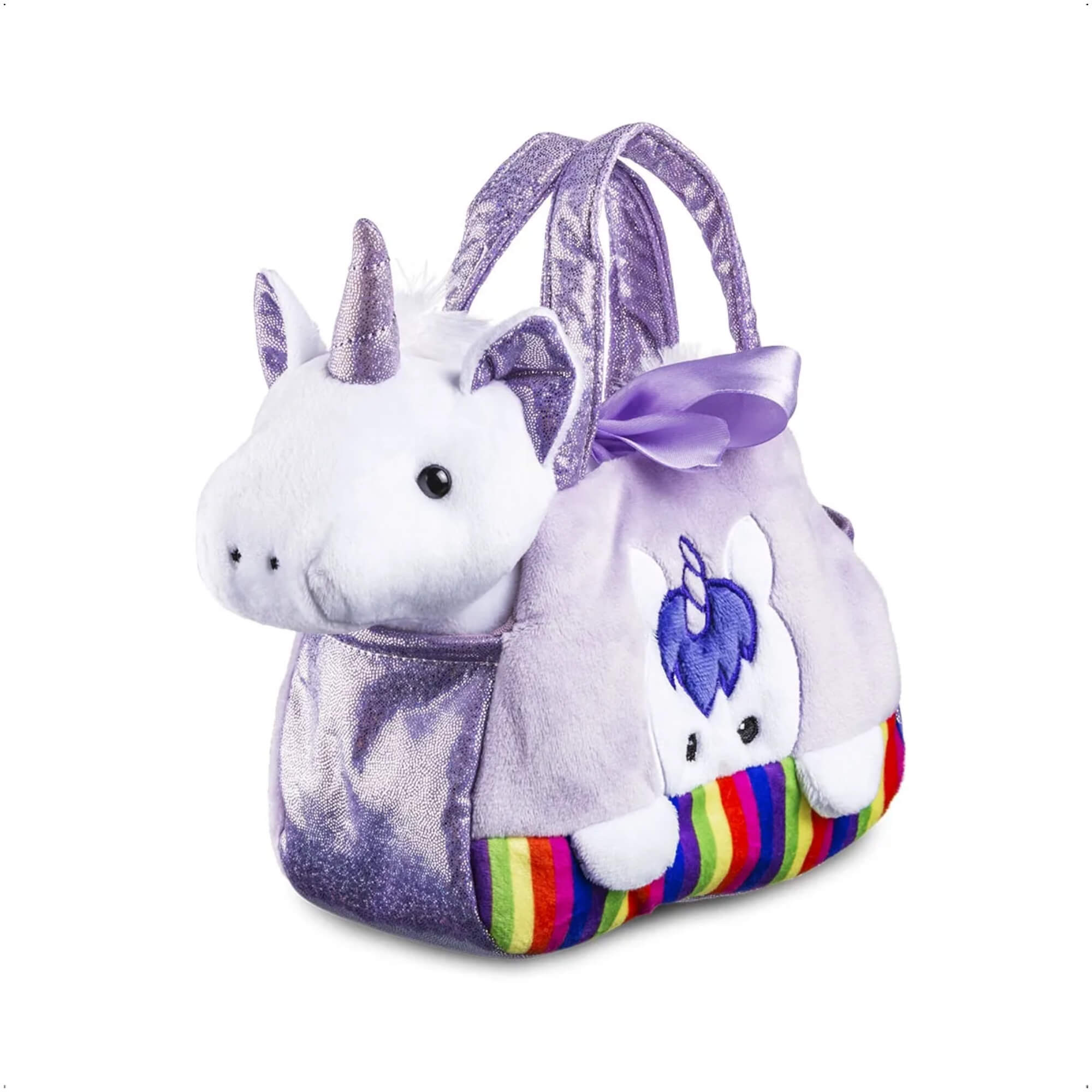 VAR Brinquedo Pelúcia 1x Bolsa Cutie Handbags C/ Bichinho - Multikids