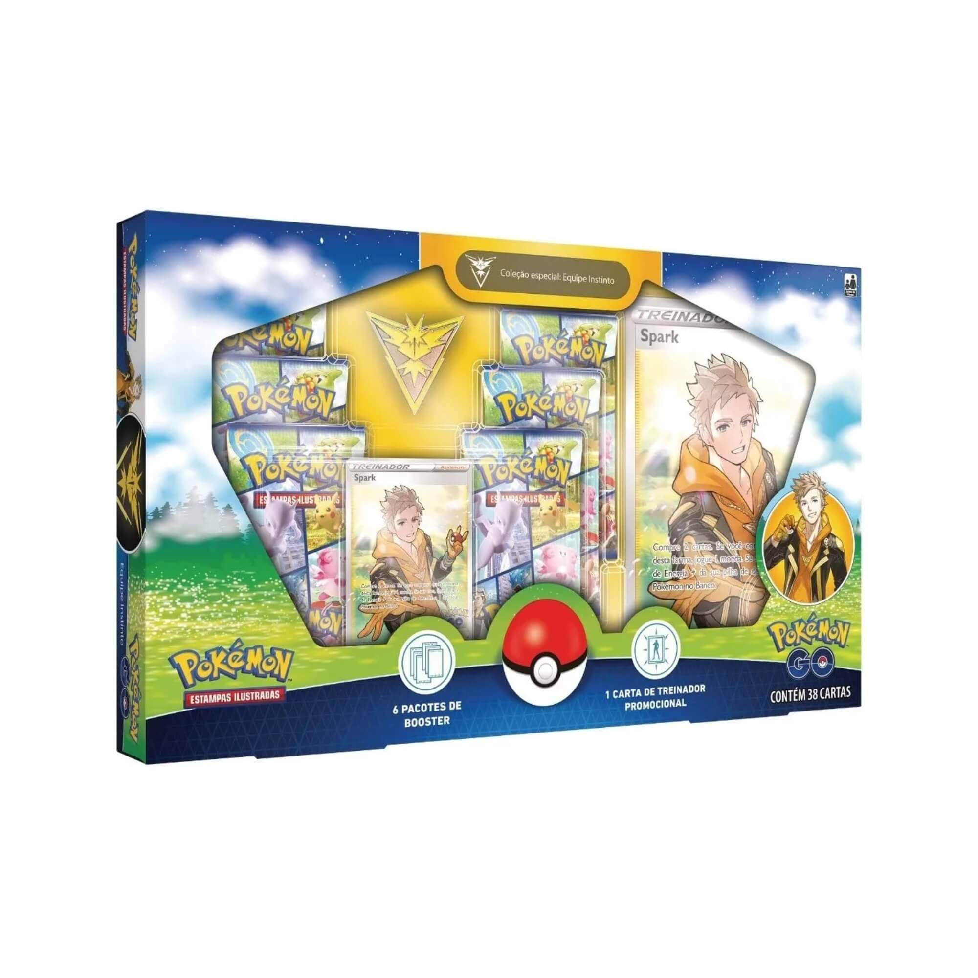 Box Coleção Especial Pokemon Go Equipe Instinto Copag - 31343