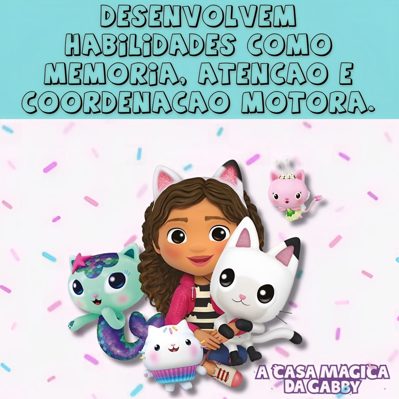 COMP Kit 5x Jogos Educativos Casa da Gabby - Mimo Toys