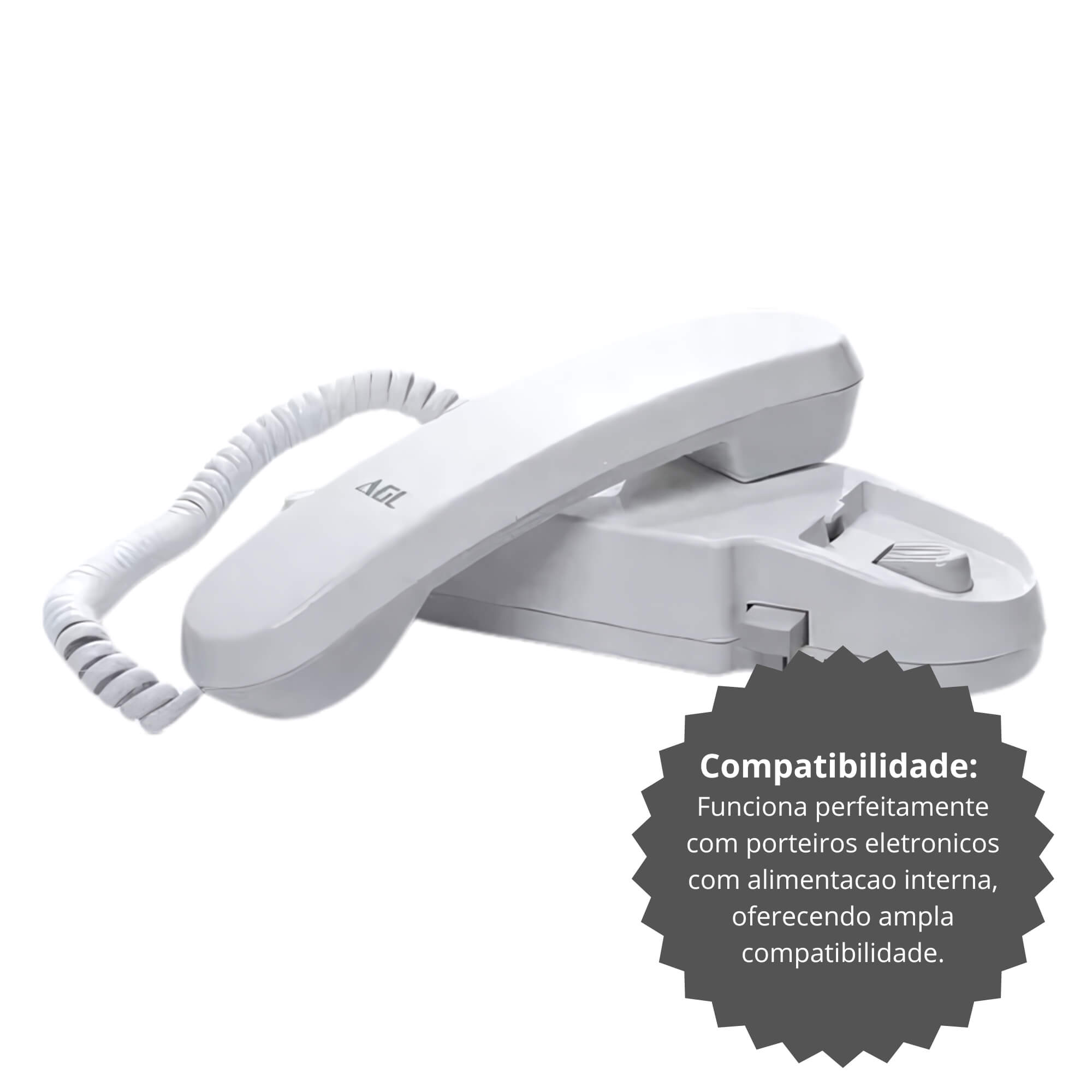 Interfone Monofone Extensão Para Porteiro Eletrônico P20 AGL - 1102011