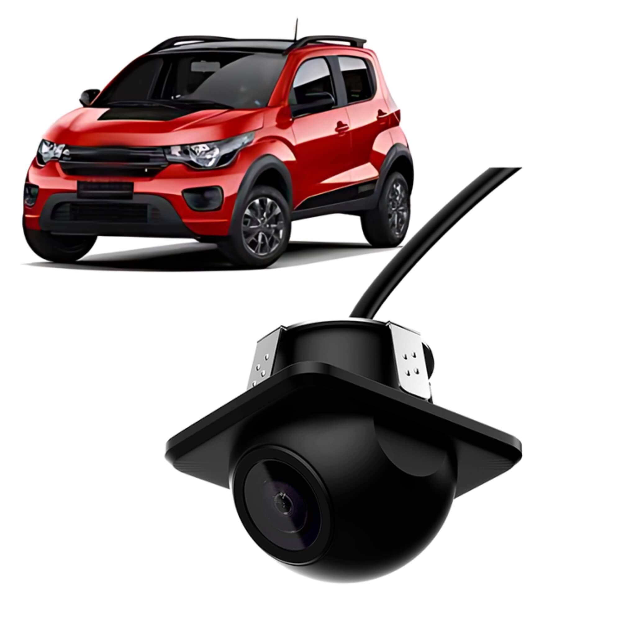 Câmera De Ré FT-CAM-UC2 Com Conexão Original Para Mobi 2021/2024 Faaftech - 3925