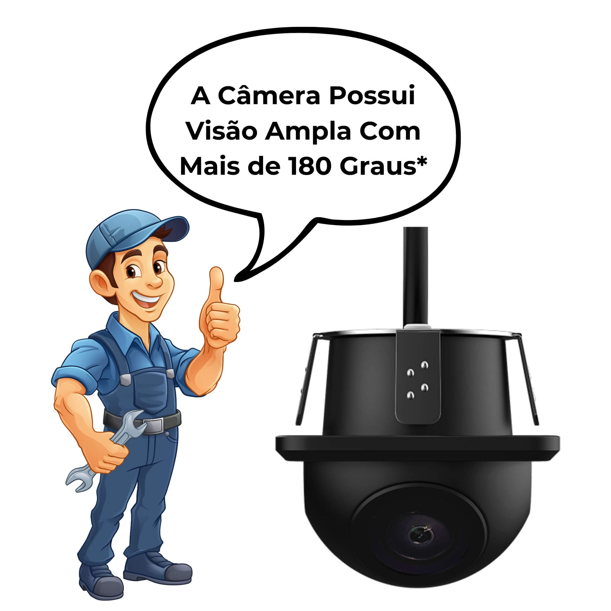 Câmera De Ré FT-CAM-VW1 Conexão Original TCross 2019/2024 Saveiro 2016/2024 Outros Faaftech-3921