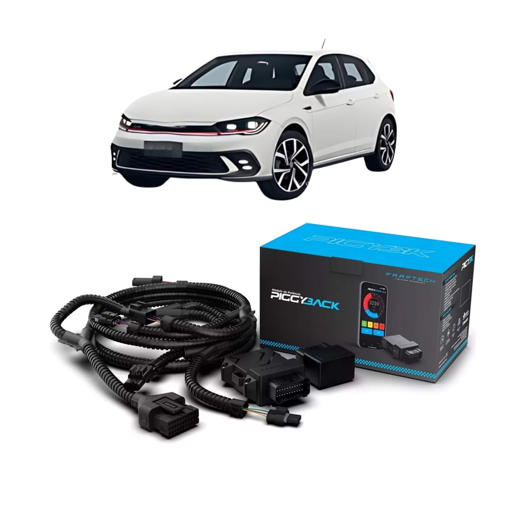 Módulo de Potência FT-PiggyBack10 Para Polo 2020/2025 1.4 250 TSI Faaftech - 4058