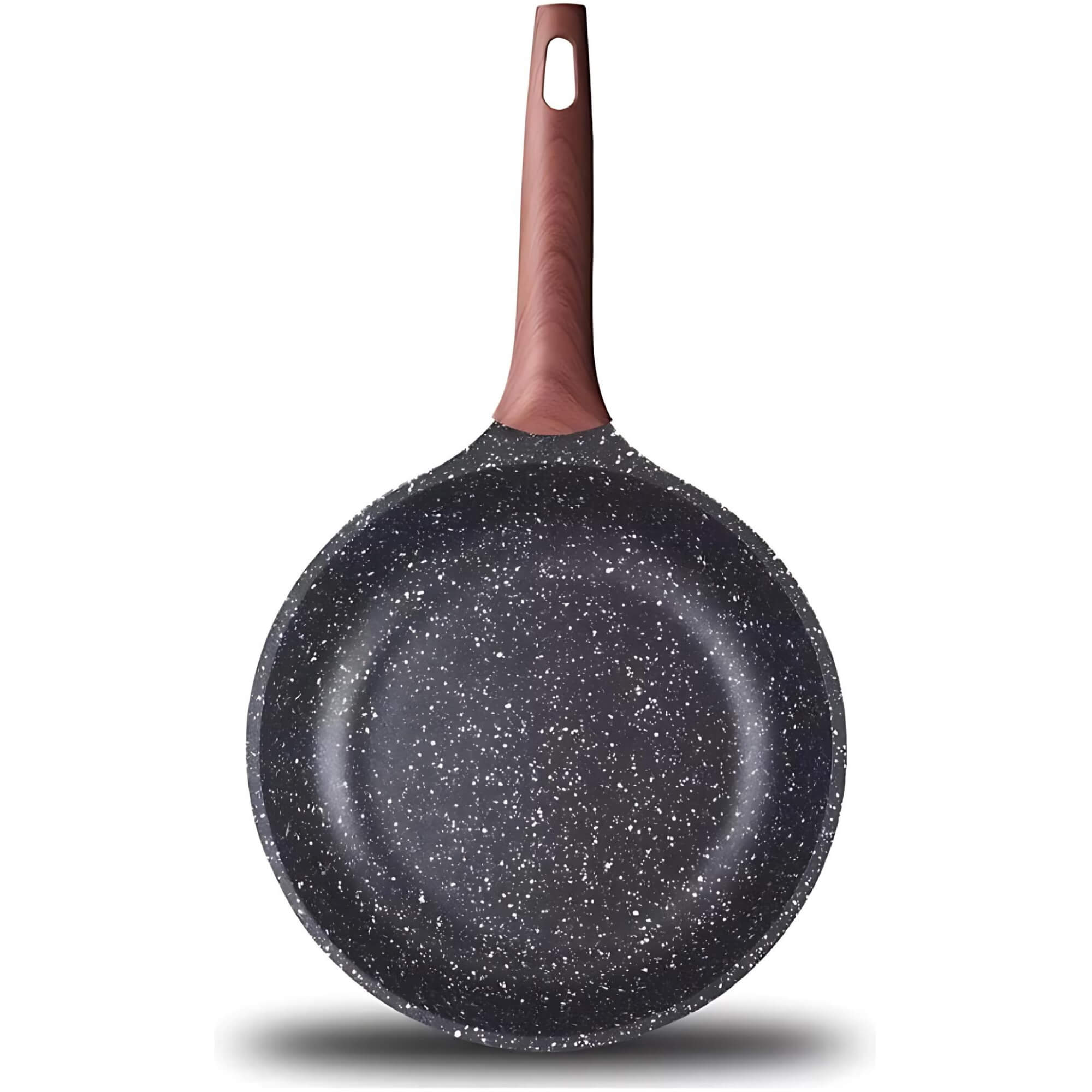 Frigideira Titanium Wok 30cm 5,3L de Aluminio Injetado Antiaderente Ceramico Cinza MTA - 8474