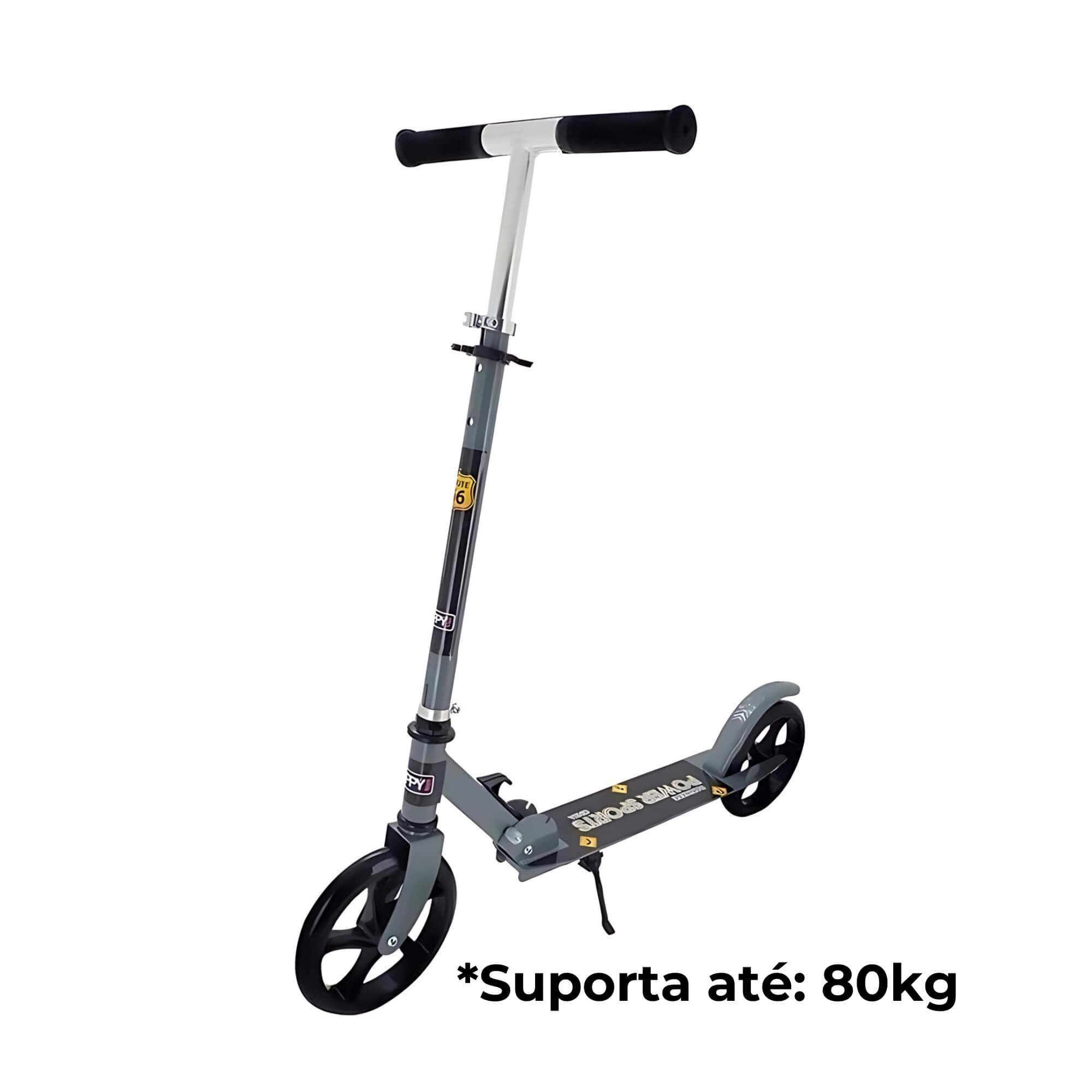 Patinete Dobrável Power Cinza Zippy Toys - 8740