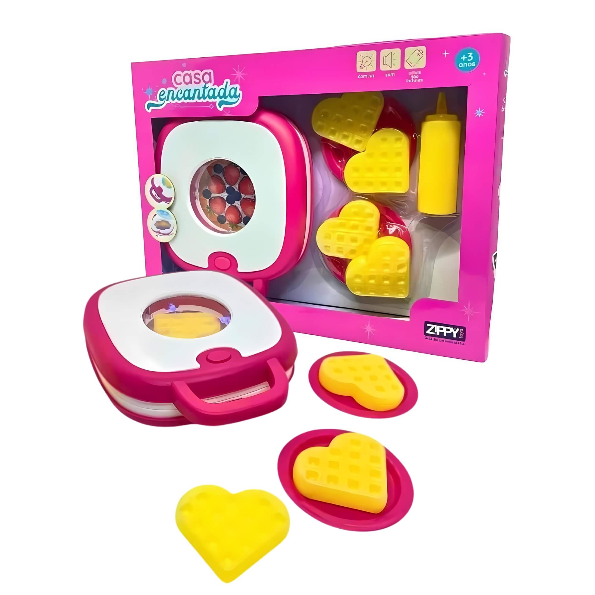 Panquequeira Infantil com Luz e Som Casa Encantada Zippy Toys - 9261