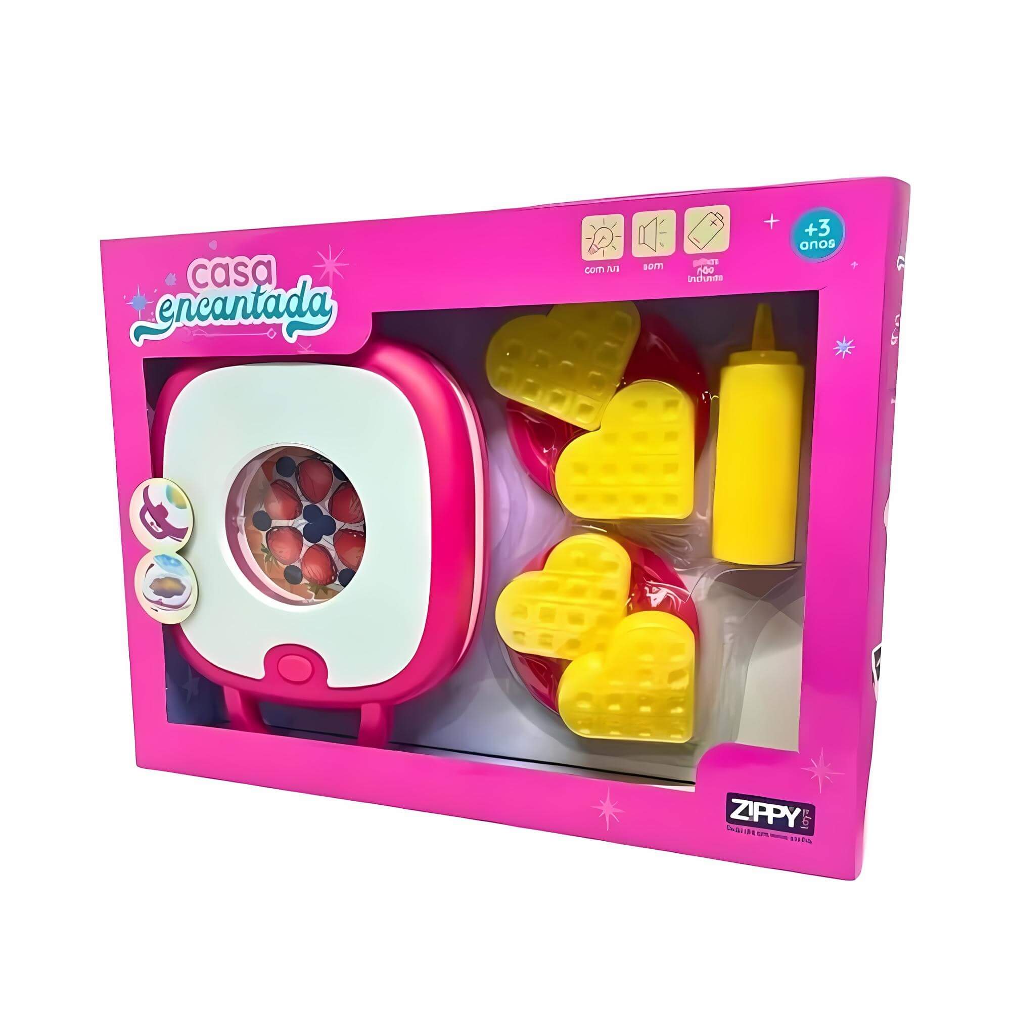 Panquequeira Infantil com Luz e Som Casa Encantada Zippy Toys - 9261