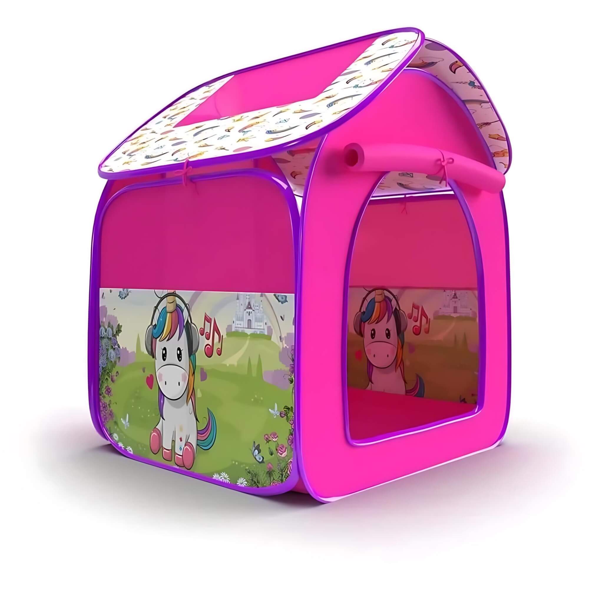 Barraca Infantil Portátil Casa Unicórnio Zippy Toys - 8353