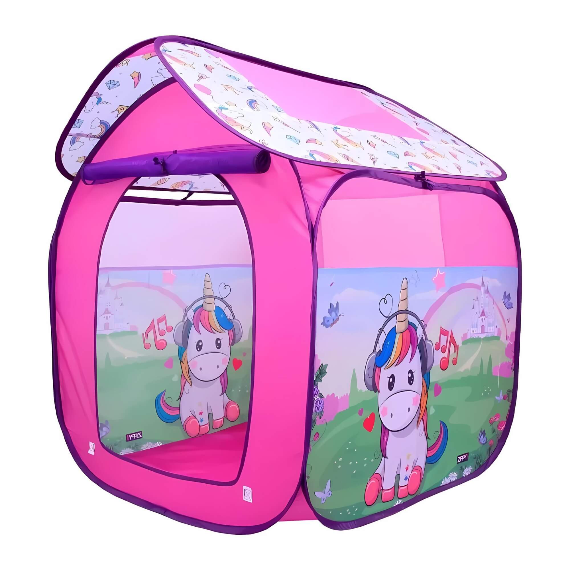Barraca Infantil Portátil Casa Unicórnio Zippy Toys - 8353