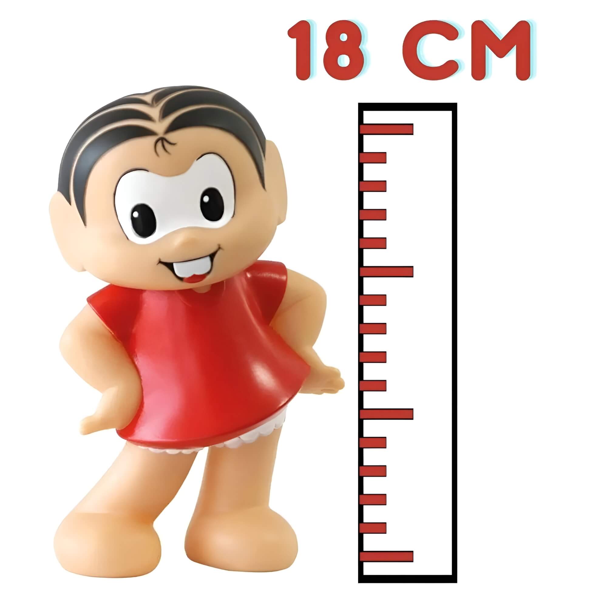 Boneca Mônica de Vinil Turma da Mônica Zippy Toys - 7321