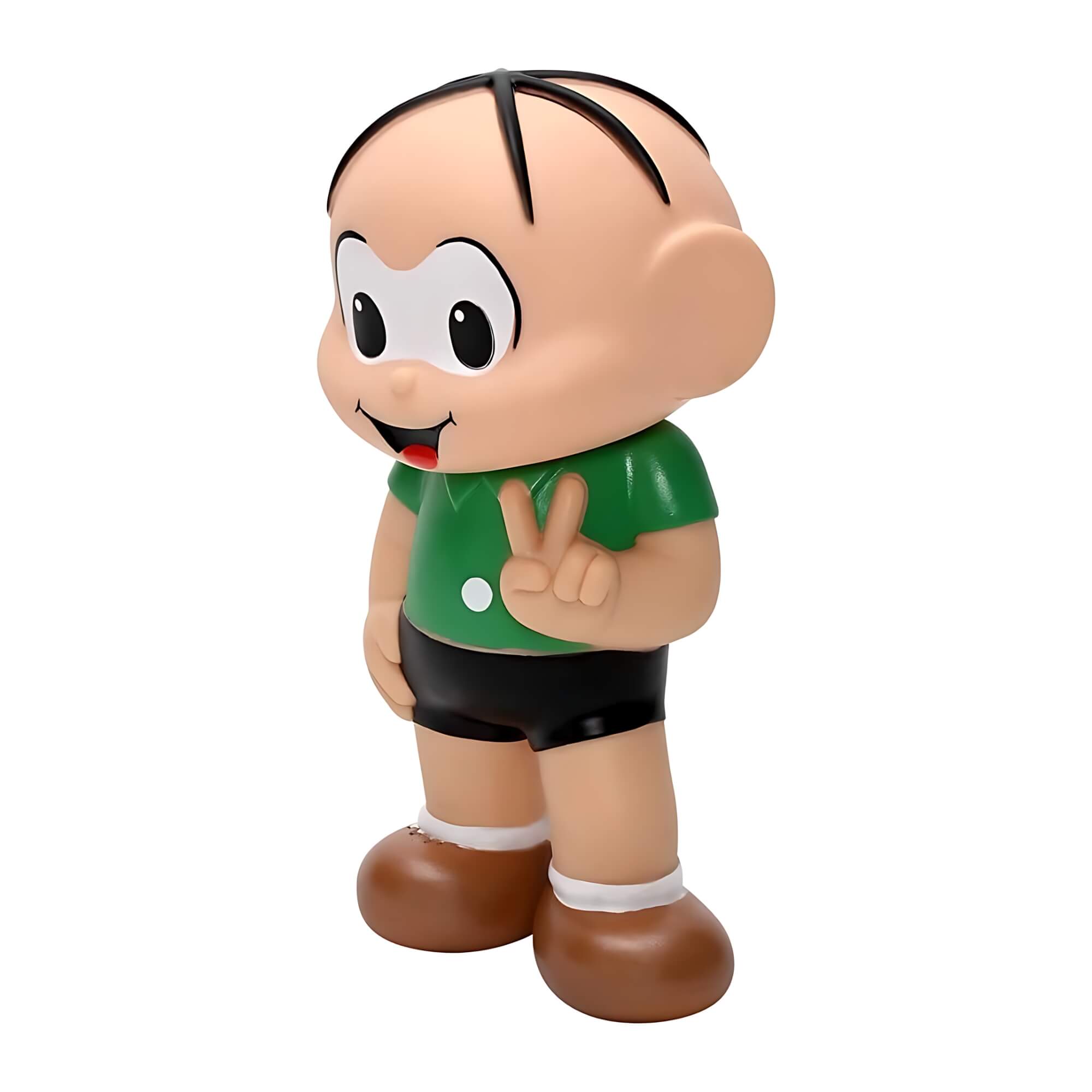 Brinquedo Infantil Boneco de Vinil Cebolinha 18cm Turma da Mônica Zippy Toys - 7323
