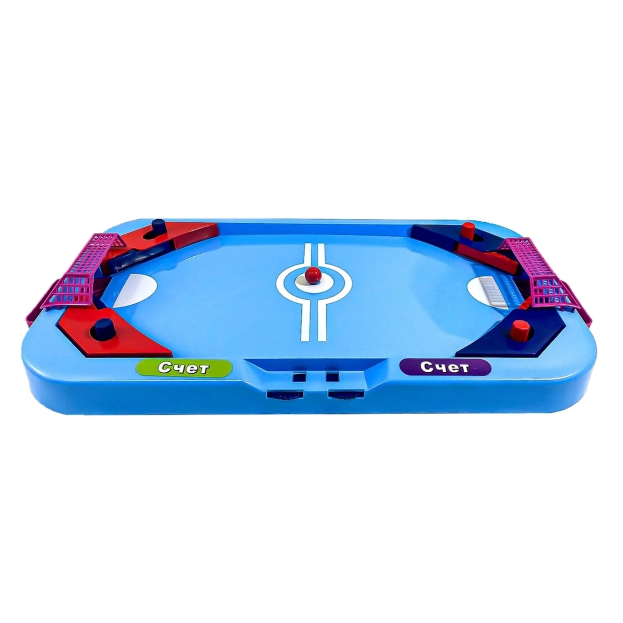 Brinquedo Infantil Super Hockey 2 em 1 Air Hockey e Futebol de Mesa Zippy Toys - 8339