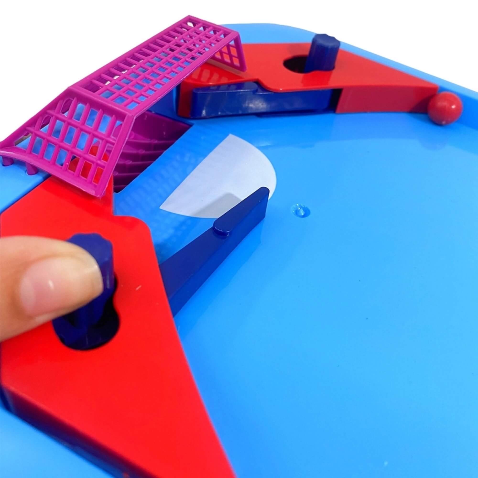 Brinquedo Infantil Super Hockey 2 em 1 Air Hockey e Futebol de Mesa Zippy Toys - 8339
