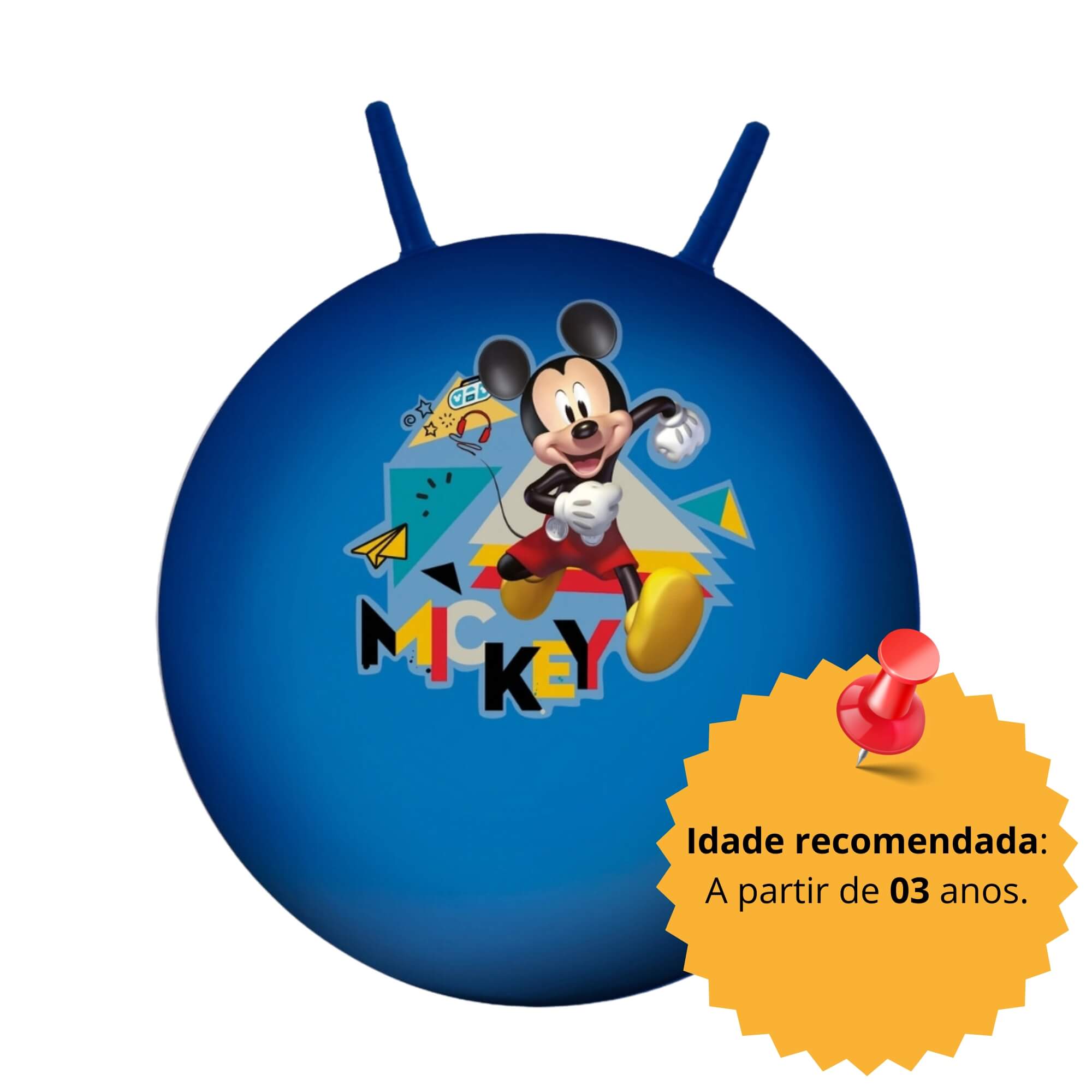 Pula Bola Infantil Mickey Club House Zippy Toys - 6380