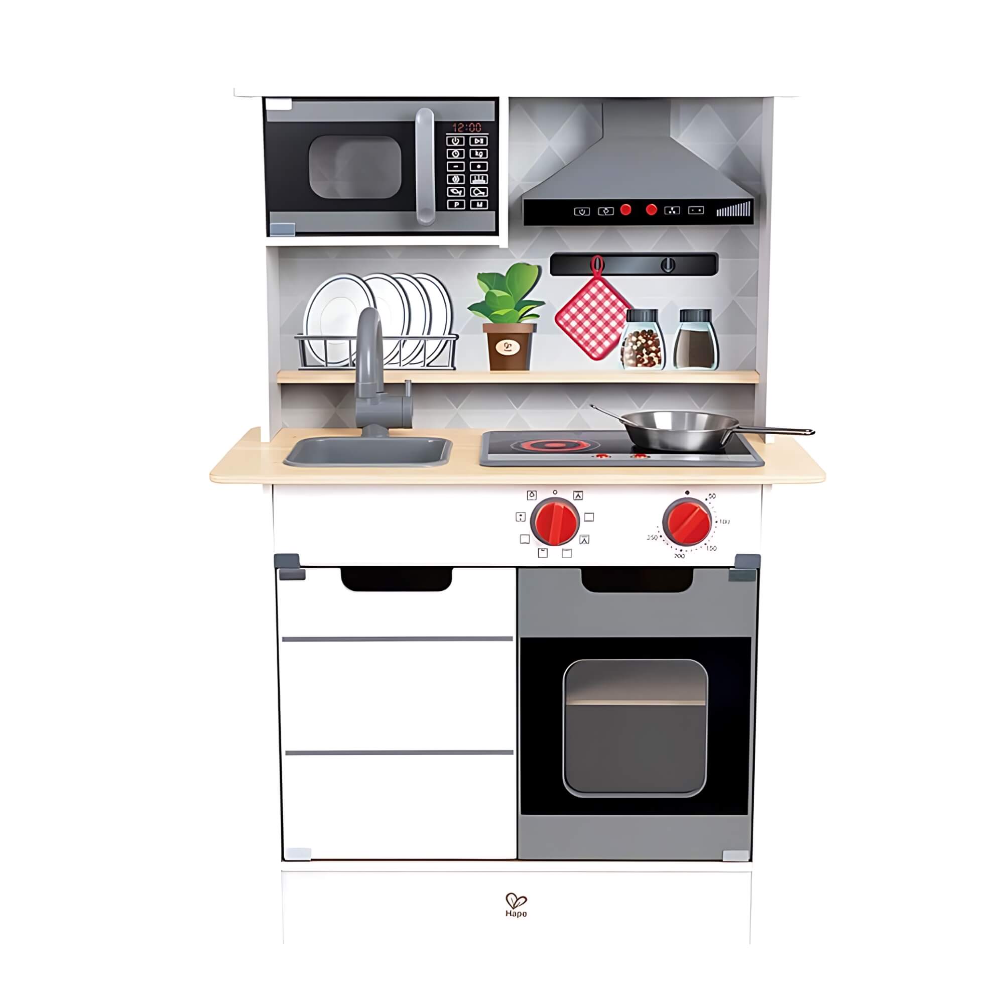 Brinquedo Infantil Cozinha Premium em Madeira 62 Peças Xalingo - 67589