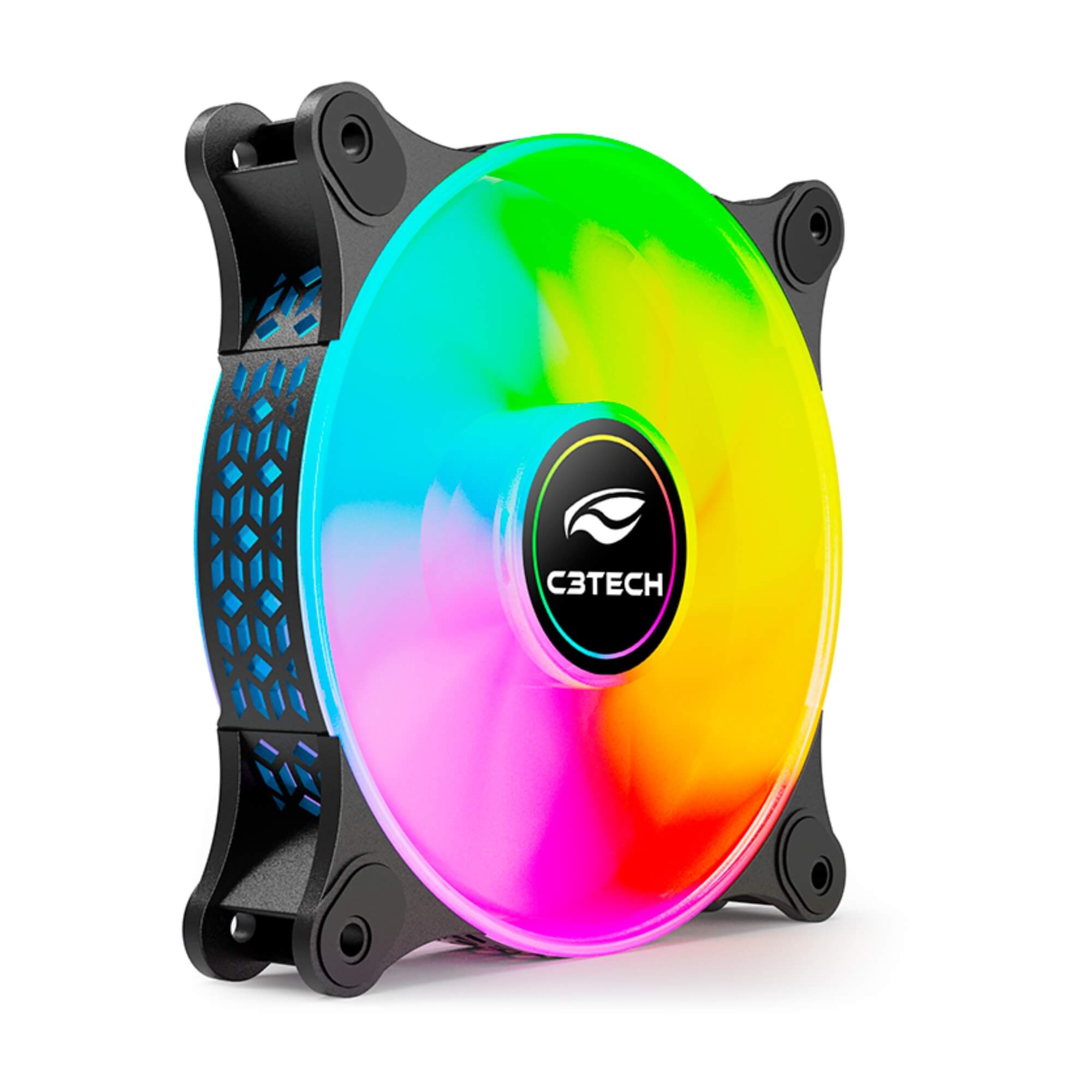 Cooler Fan F9-L160BK Preto RGB 12cm C3 TECH - 408230790100